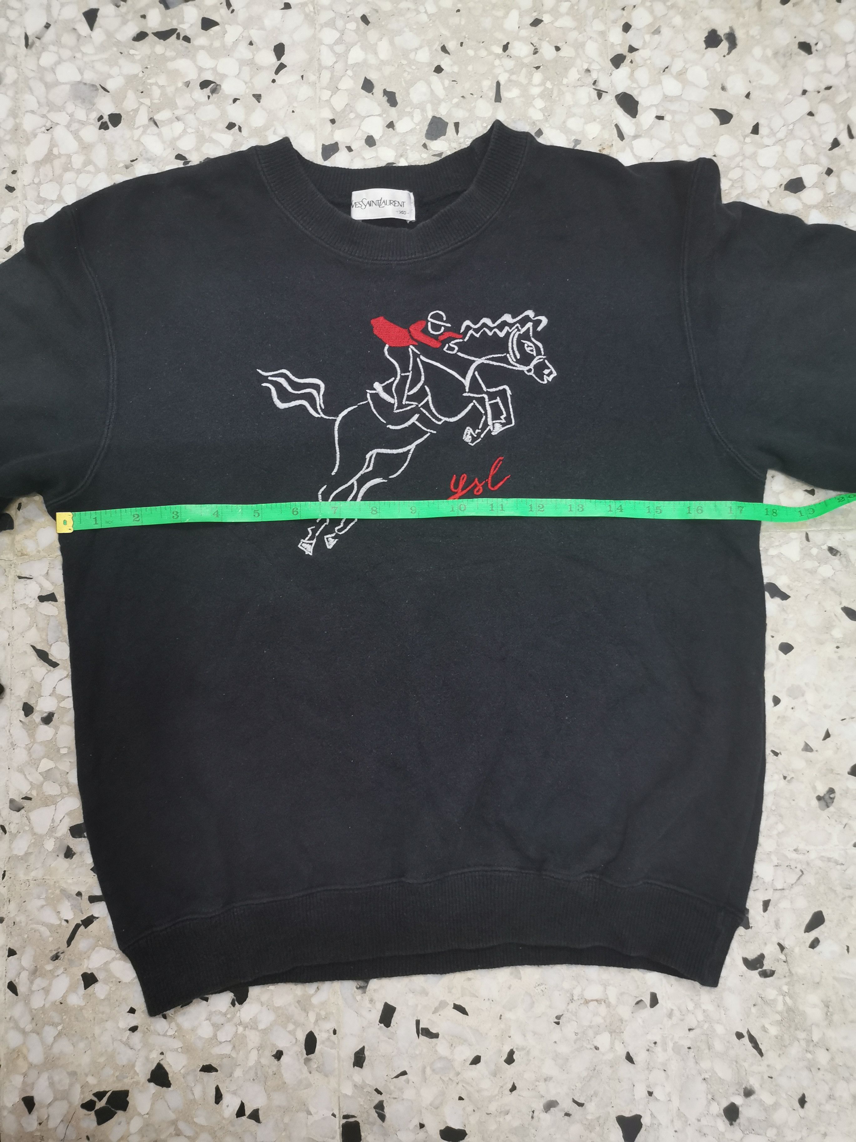 Vintage Vintage 90' Yves Saint Laurent Sweetshirt Size US XXS / EU 40 - 17 Thumbnail