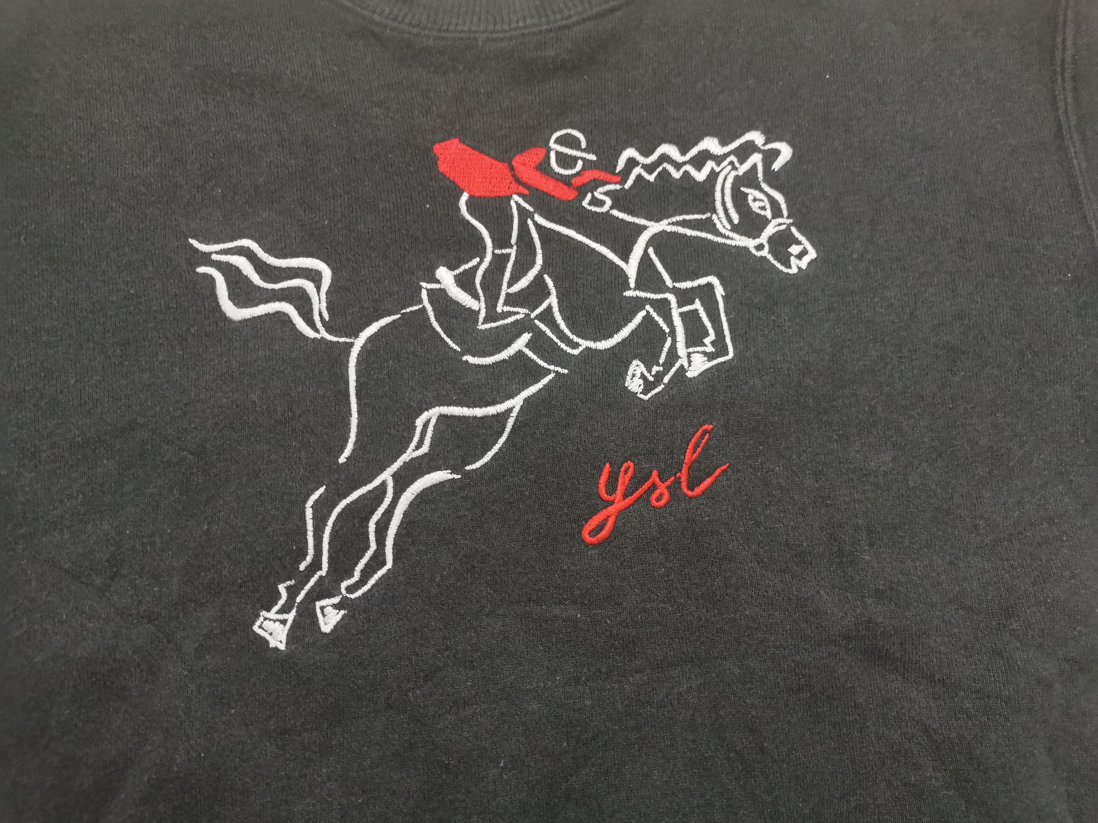 Vintage Vintage 90' Yves Saint Laurent Sweetshirt Size US XXS / EU 40 - 6 Thumbnail