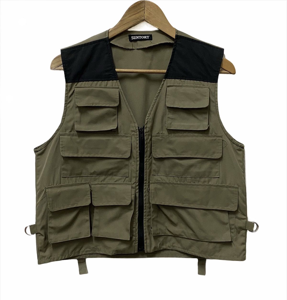 Generic 🔥1990s Suntory Bad Boy Tactical Utility Pocket Combat Vests
