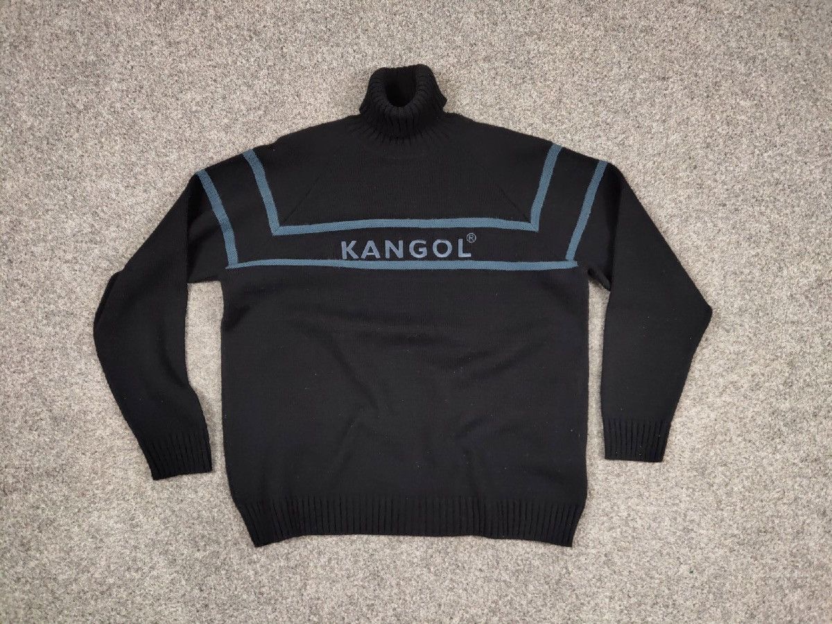 Kangol Vintage Kangol collar knit Sweater SpellOut Logo Sweatshirt Size US L / EU 52-54 / 3 - 14 Thumbnail
