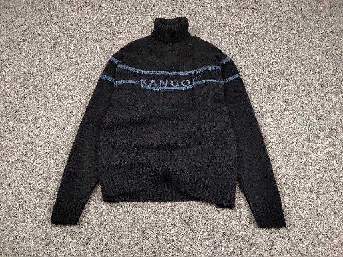 Kangol Vintage Kangol collar knit Sweater SpellOut Logo Sweatshirt Size US L / EU 52-54 / 3 - 2 Thumbnail
