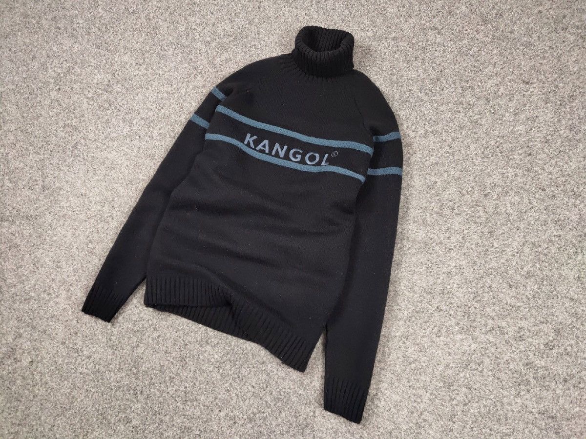 Kangol Vintage Kangol collar knit Sweater SpellOut Logo Sweatshirt Size US L / EU 52-54 / 3 - 3 Thumbnail