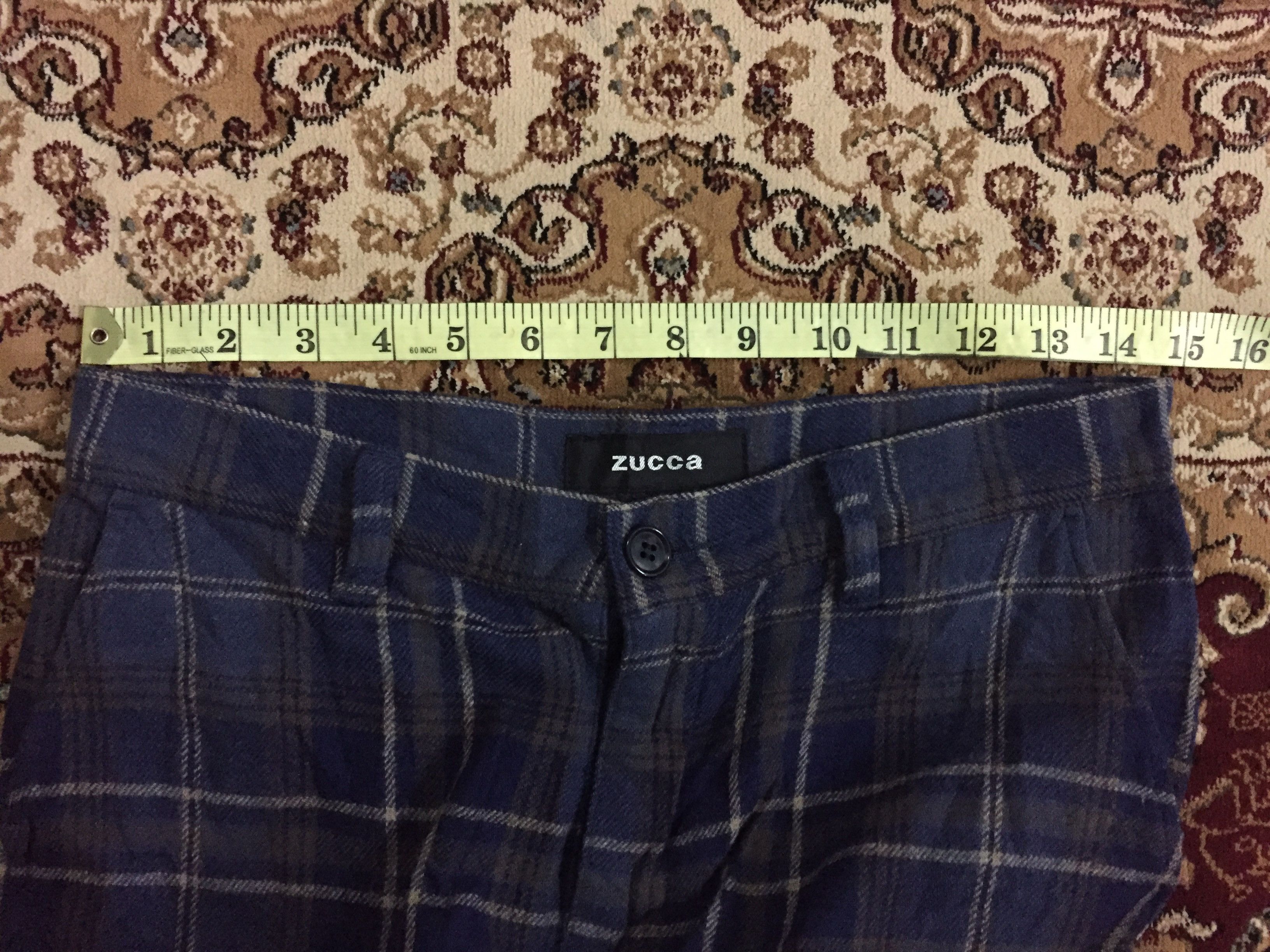 CABANE de ZUCCa ZUCCA by Issey miyake tartan wool crop pants Size US 29 - 10 Thumbnail