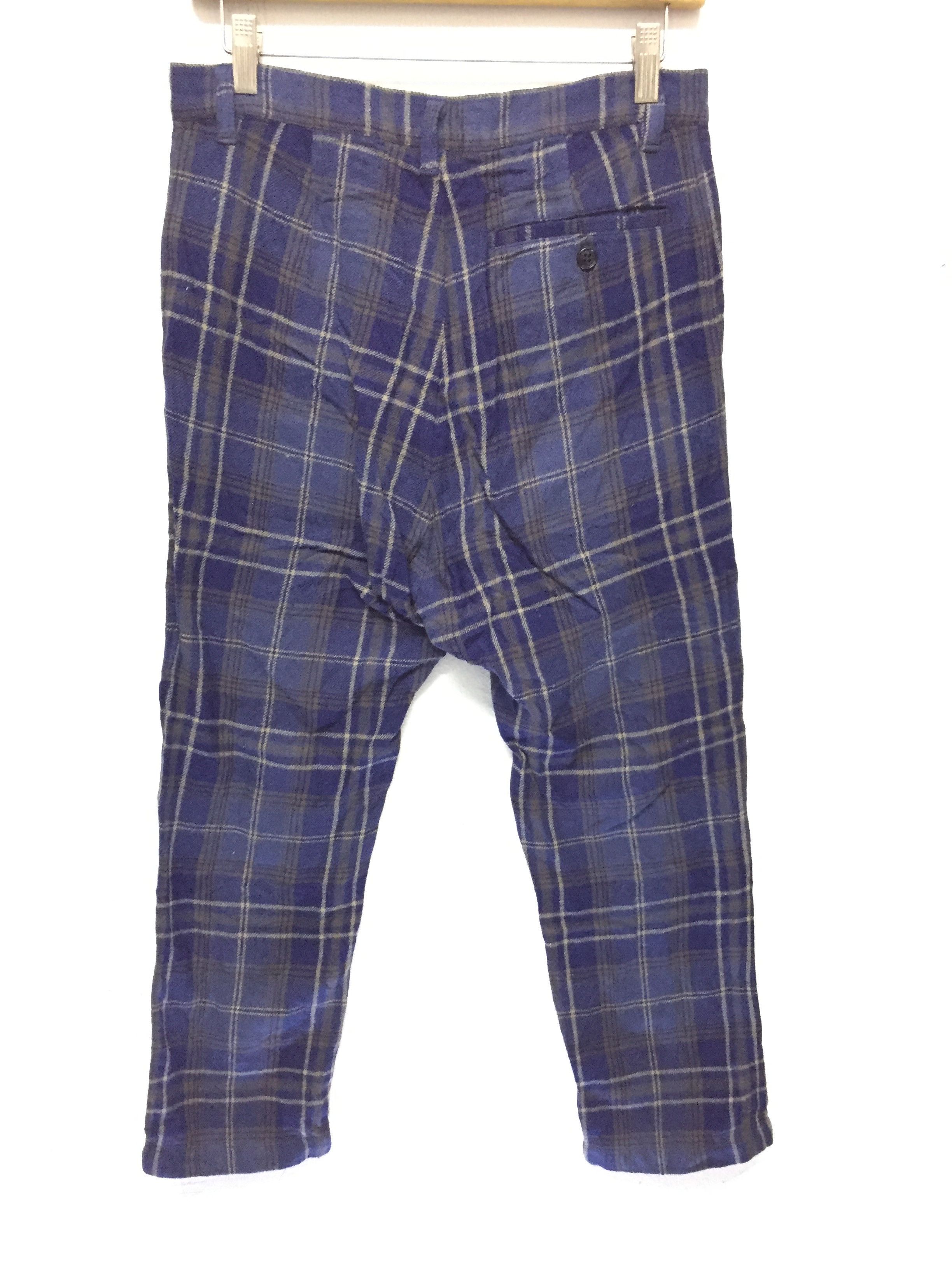 CABANE de ZUCCa ZUCCA by Issey miyake tartan wool crop pants Size US 29 - 6 Thumbnail