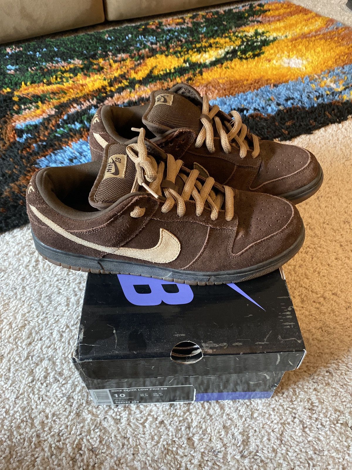Nike × Vintage Nike Sb Dunk Low Dark Mocha | Grailed