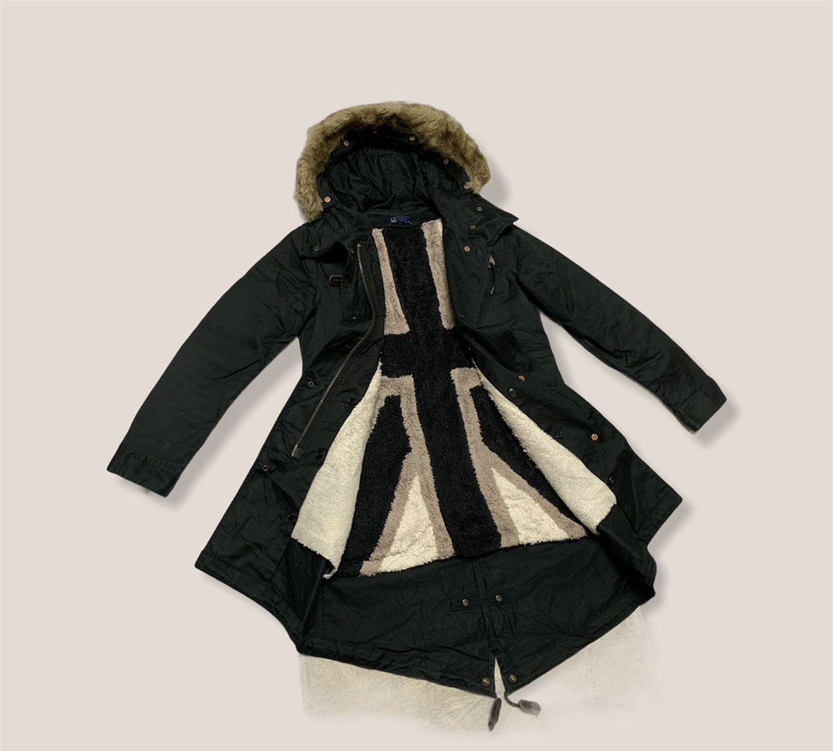 Fred Perry × Parka London Fred Perry parka jacket - Sherpa Jacket Size US S / EU 44-46 / 1 - 1 Thumbnail