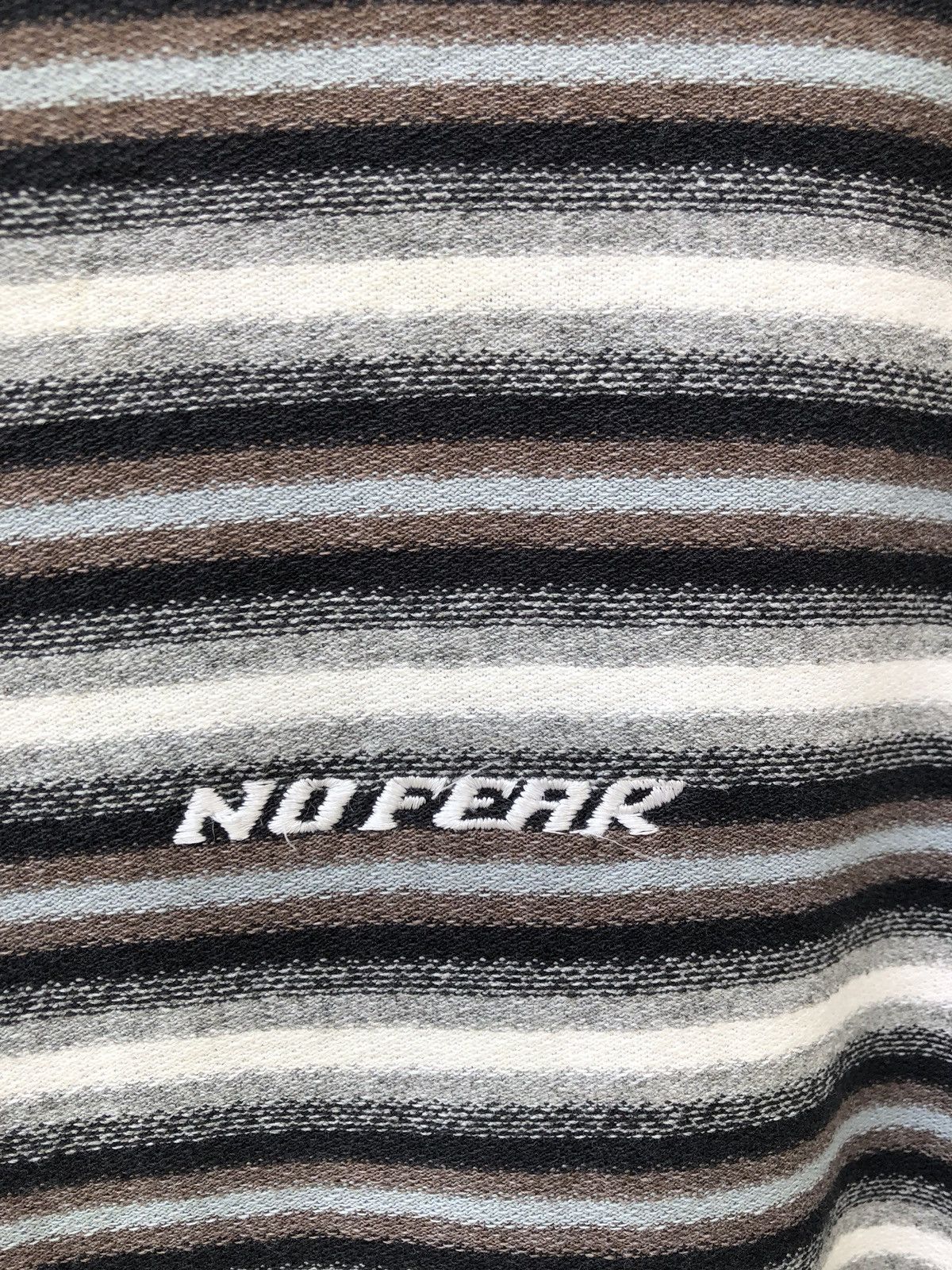 No Fear × Vintage Vintage 90s No Fear Long Sleeve Stripes t shirt Size US L / EU 52-54 / 3 - 3 Thumbnail