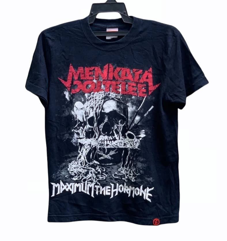 Band Tees MAXIMUN THE HORMONE Menkata Cottelee T shirt Size US S / EU 44-46 / 1 - 1 Thumbnail