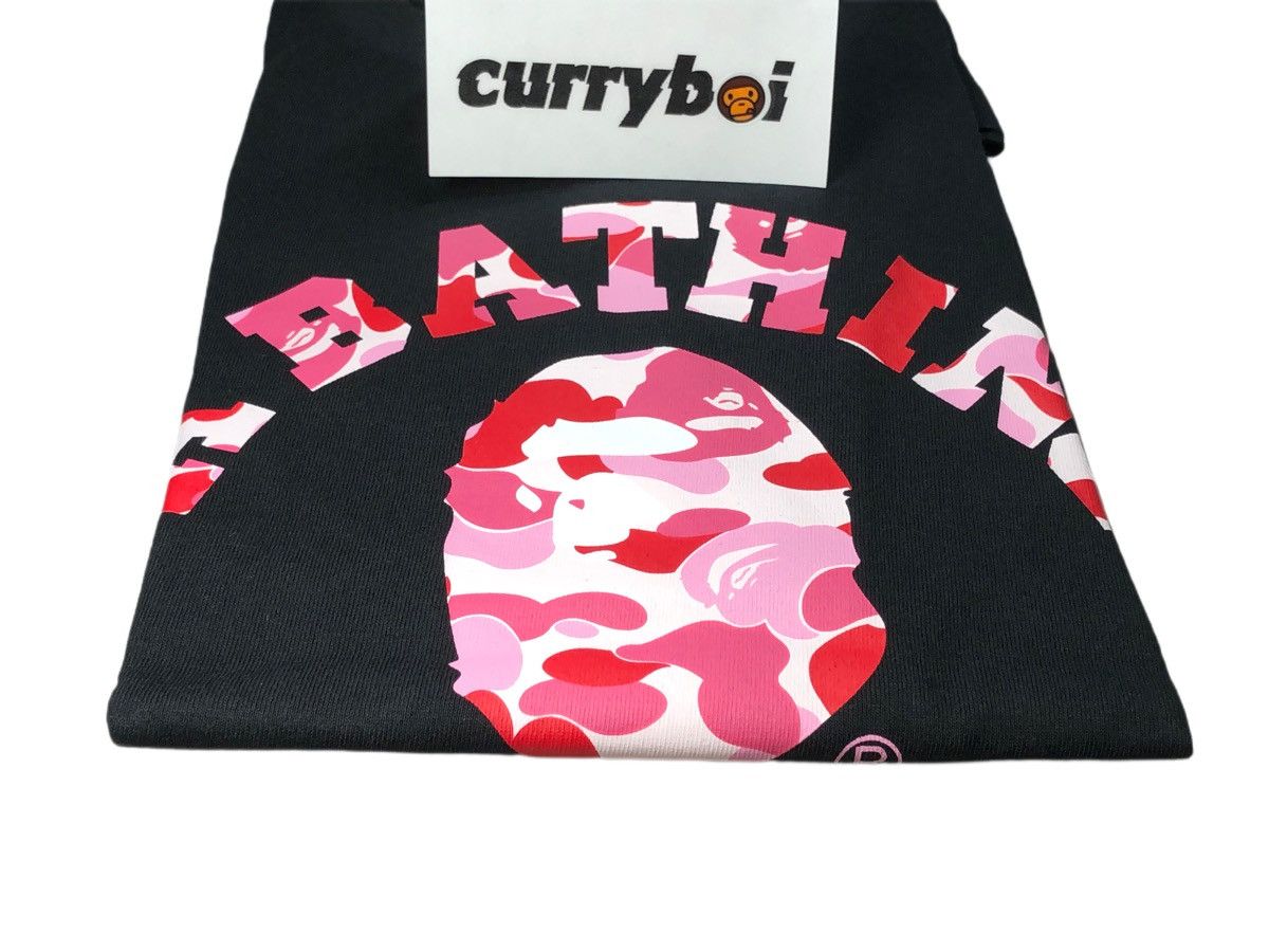 Bape BAPE ABC Camo College Tee Black/Pink (SS21) Size US L / EU 52-54 / 3 - 5 Thumbnail