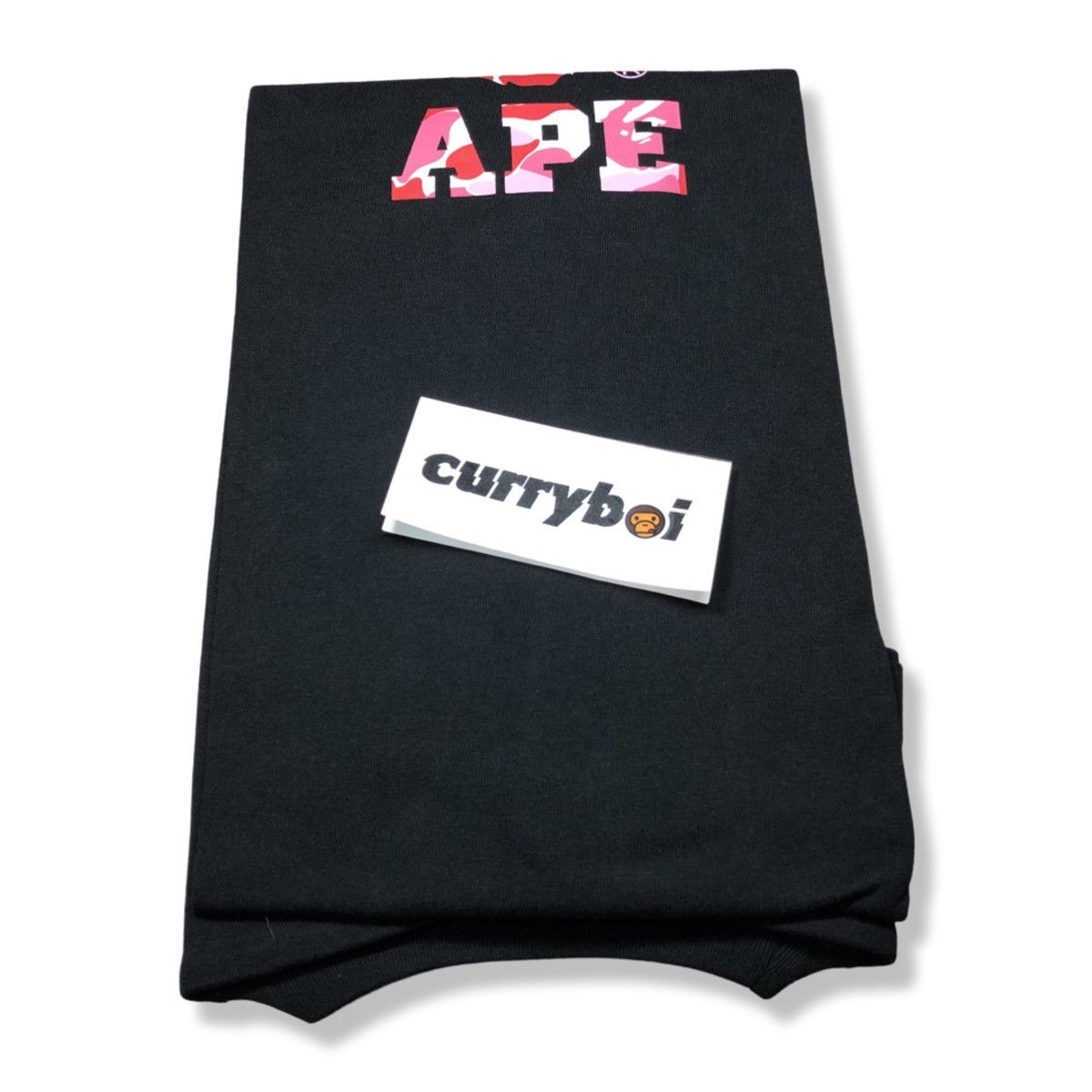 Bape BAPE ABC Camo College Tee Black/Pink (SS21) Size US L / EU 52-54 / 3 - 4 Thumbnail