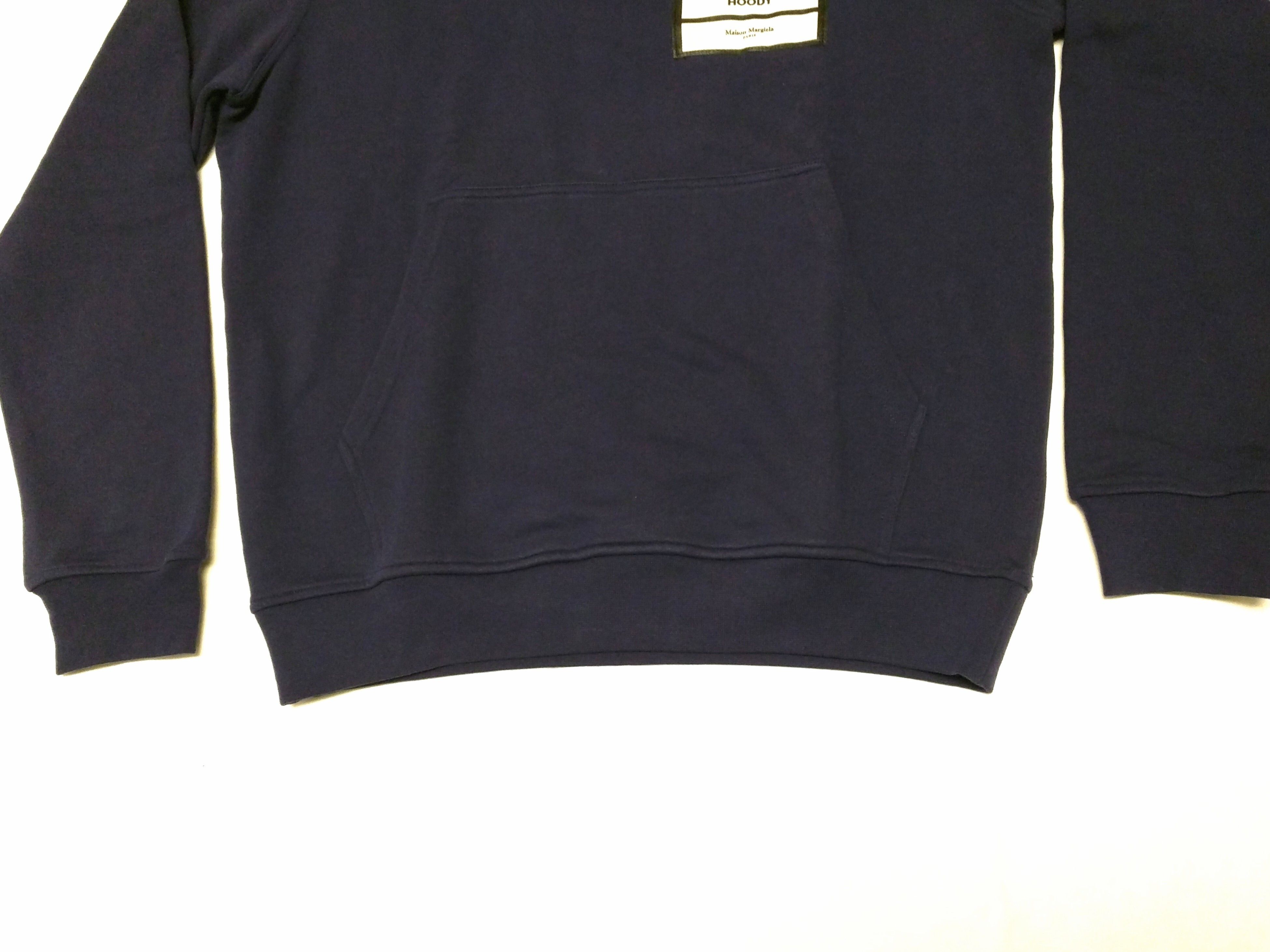 Maison Margiela Stereotype Hoodie Navy Blue 48 MMM Pullover Size US L / EU 52-54 / 3 - 5 Thumbnail