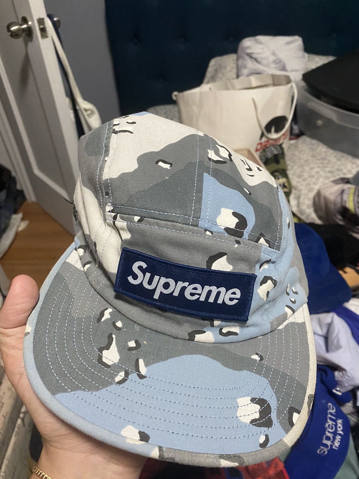 Supreme Desert Camo Military Camp Cap