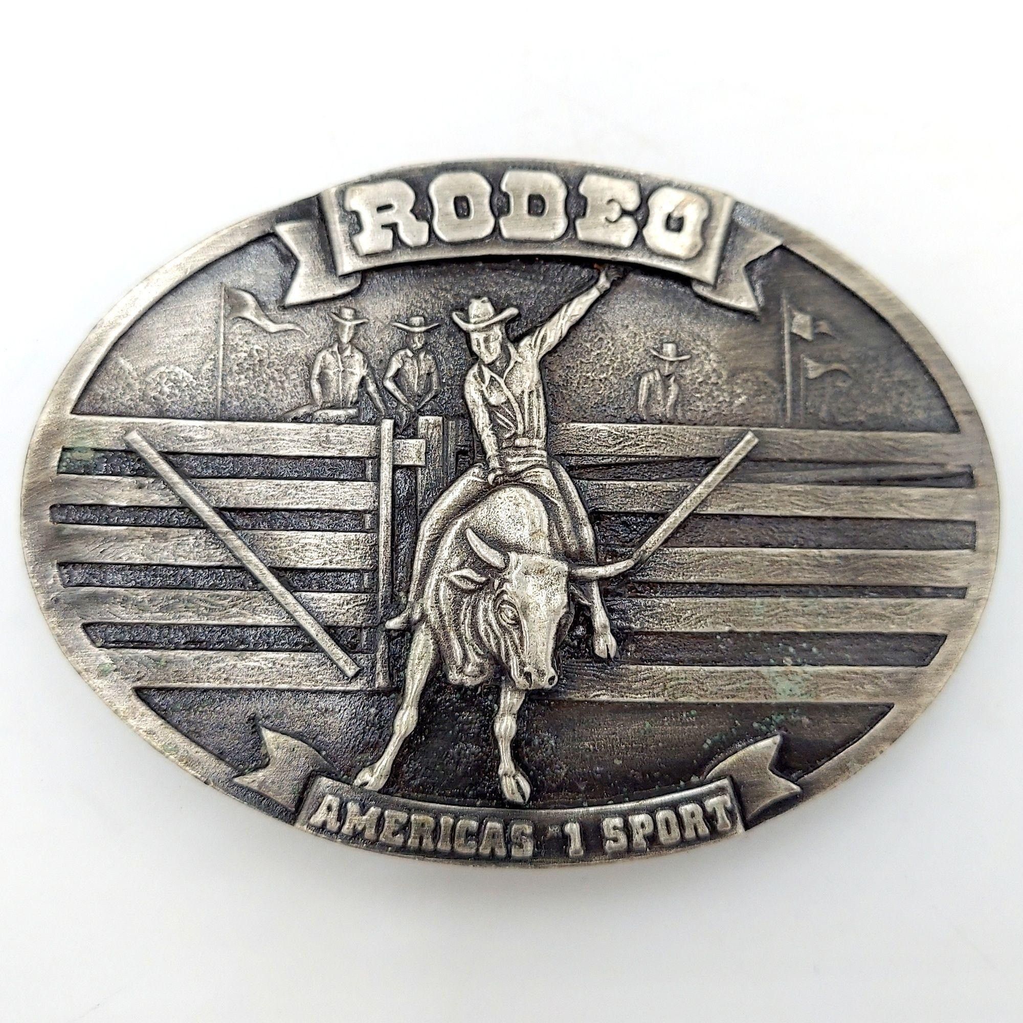 Other Rodeo Americas Sport Belt Buckle 1977 Bull Rider Riding | Grailed