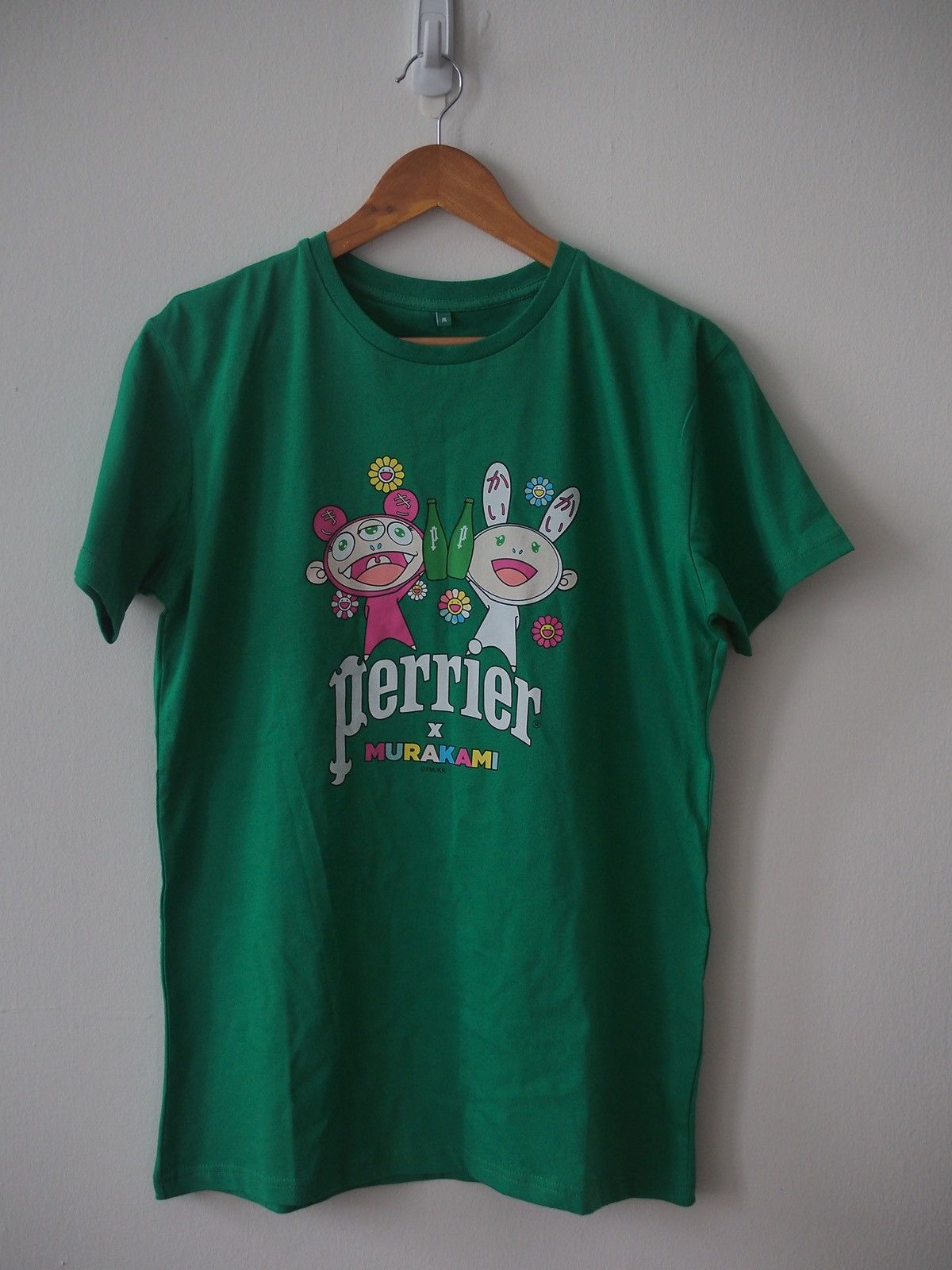 Pre-owned Takashi Murakami Murakami X Perrier T-shirt In Green