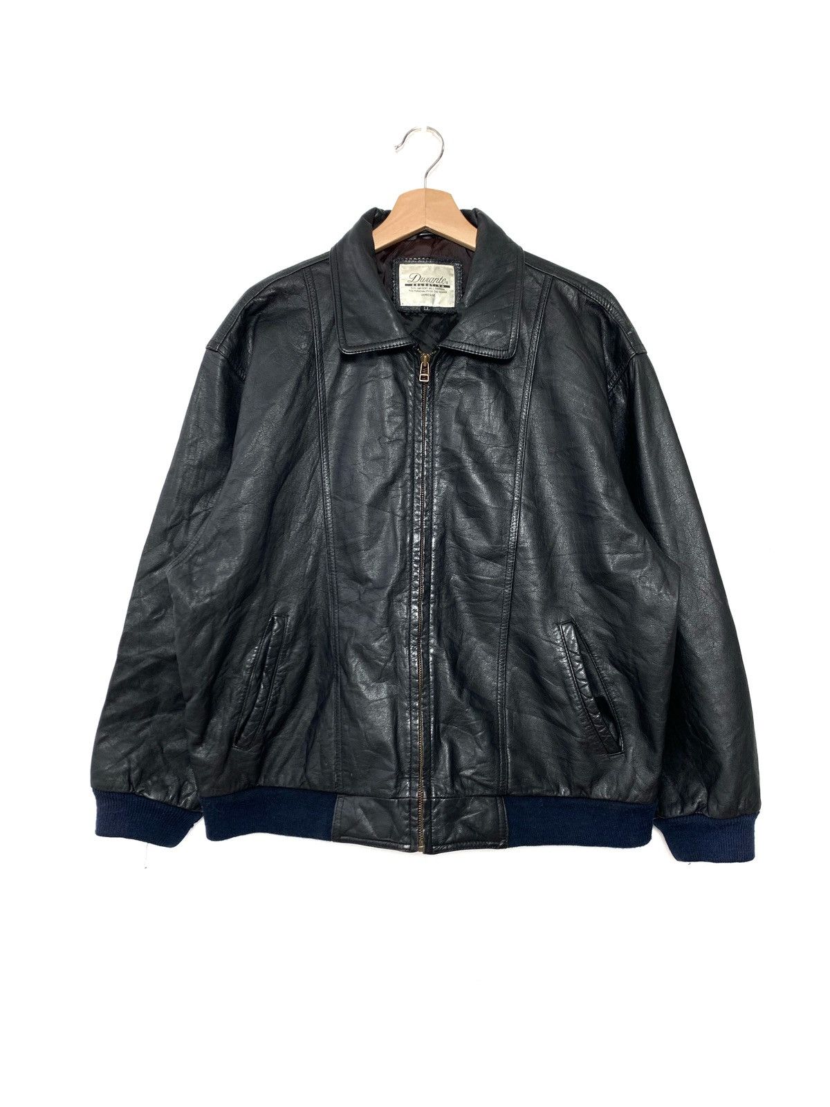 Vintage Vintage 90s Durante Leather Bomber Style Jacket | Grailed