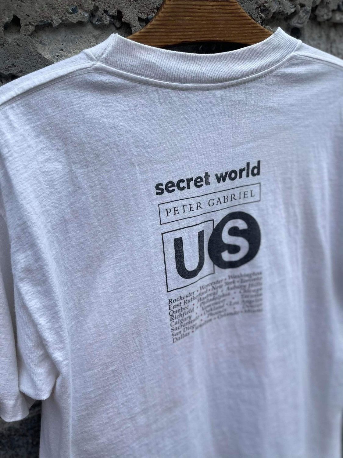 Band Tees × Vintage Vintage 1992 Peter Gabriel - US,Secret World Tour Size US L / EU 52-54 / 3 - 2 Thumbnail