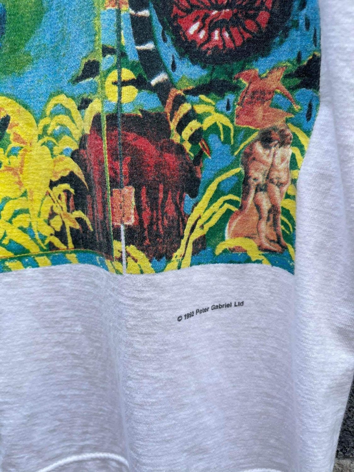 Band Tees × Vintage Vintage 1992 Peter Gabriel - US,Secret World Tour Size US L / EU 52-54 / 3 - 3 Thumbnail
