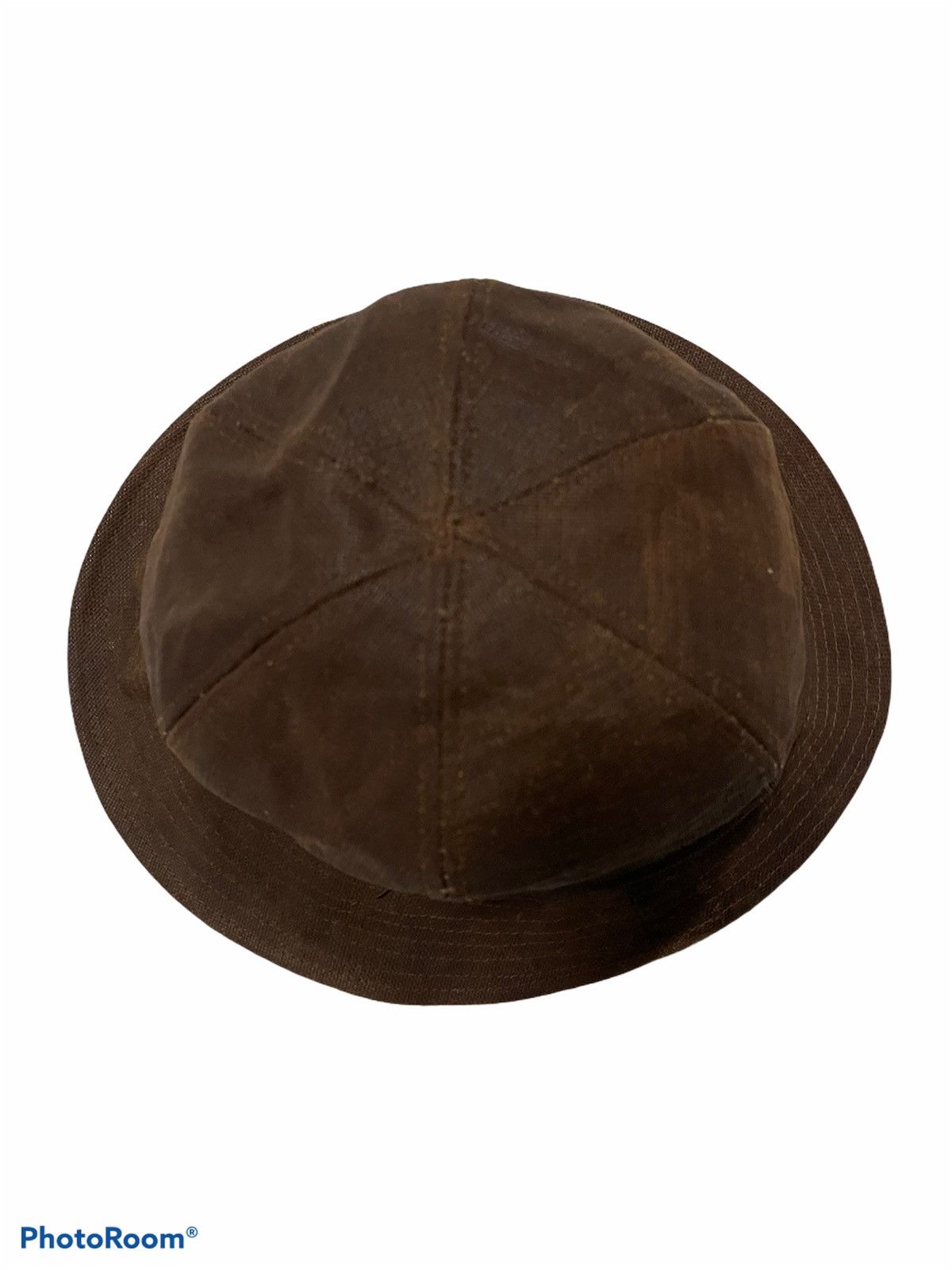 Japanese Brand Bucket Hat Oiled Cotton 6 Panel Blank Size ONE SIZE - 2 Thumbnail