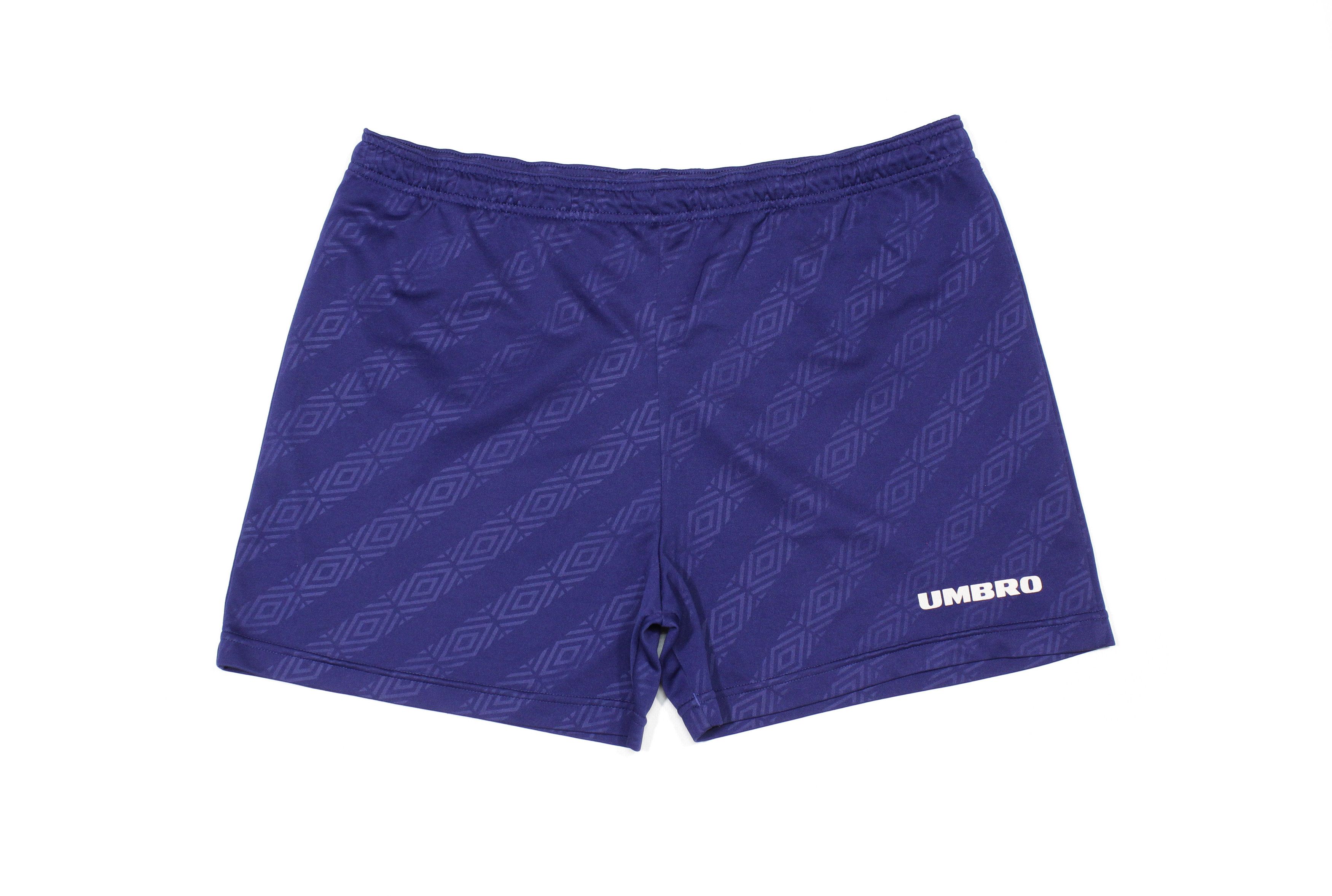 Umbro 90S Logo Monogram Football Shorts Vintage L Size Size US 32 / EU 48 - 1 Thumbnail