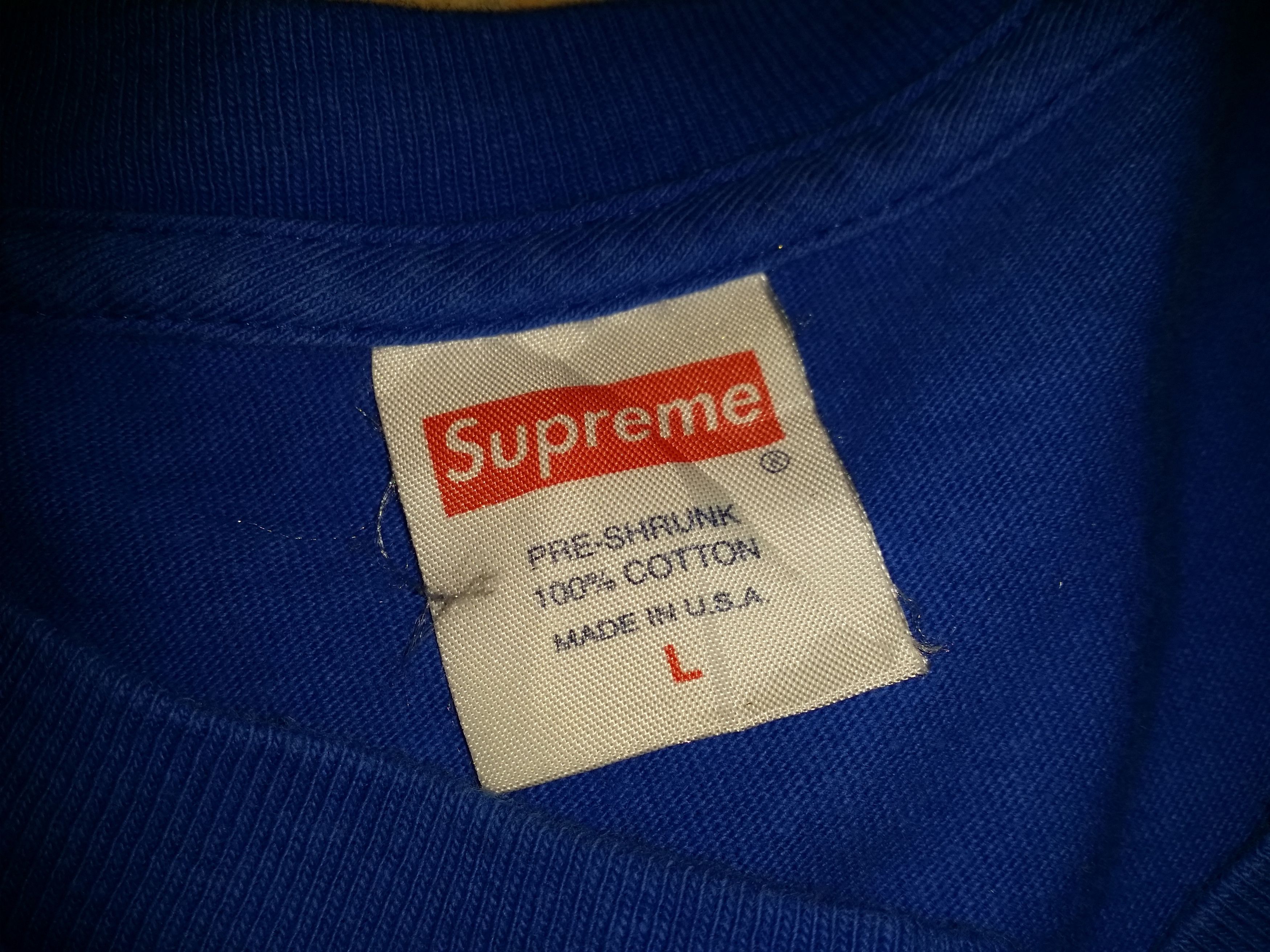 Supreme GRAIL🔥SUPREME WORLD FAMOUS T SHIRT Size US L / EU 52-54 / 3 - 7 Thumbnail