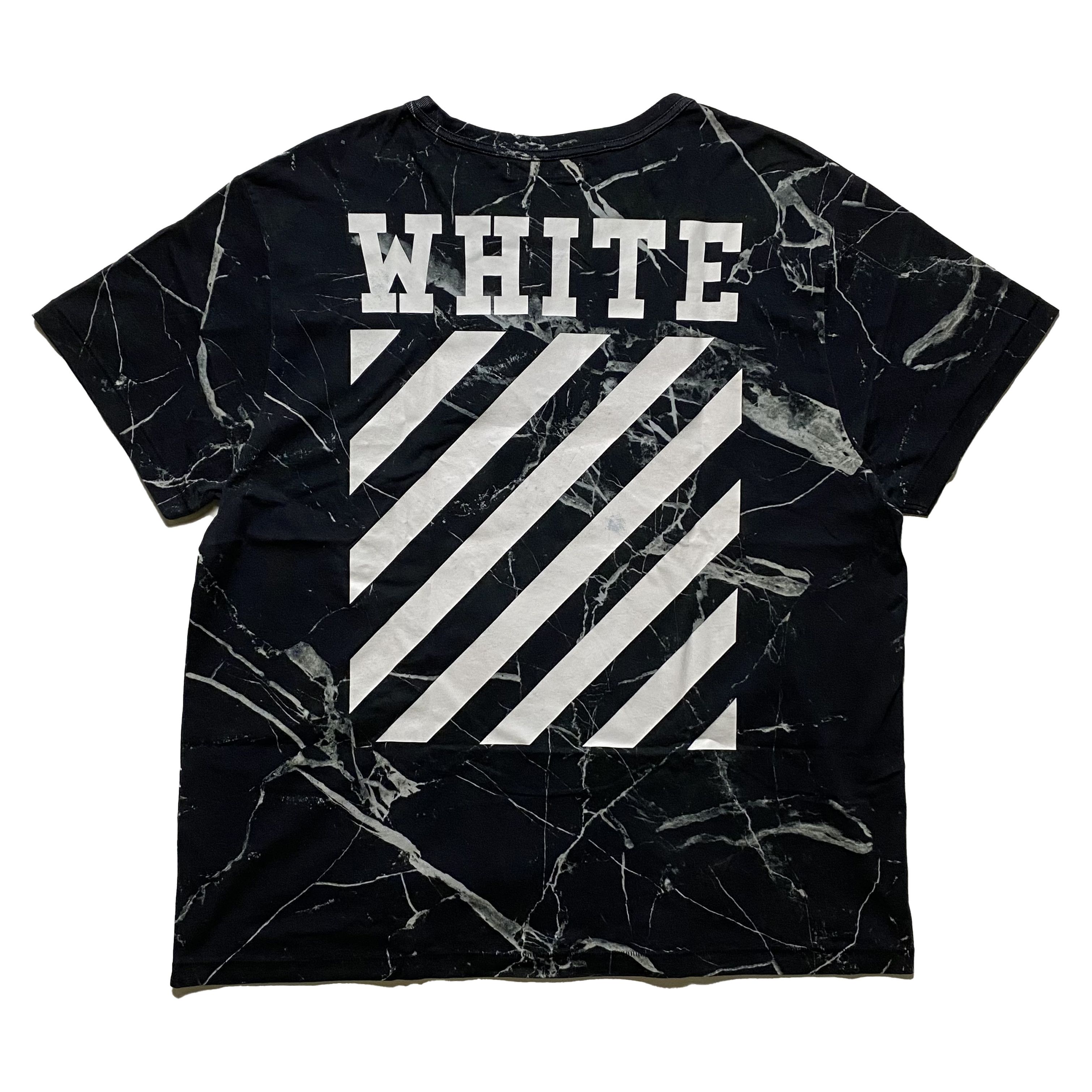 Off-White Off White Caravaggio Marble T-shirt Size US XL / EU 56 / 4 - 2 Thumbnail