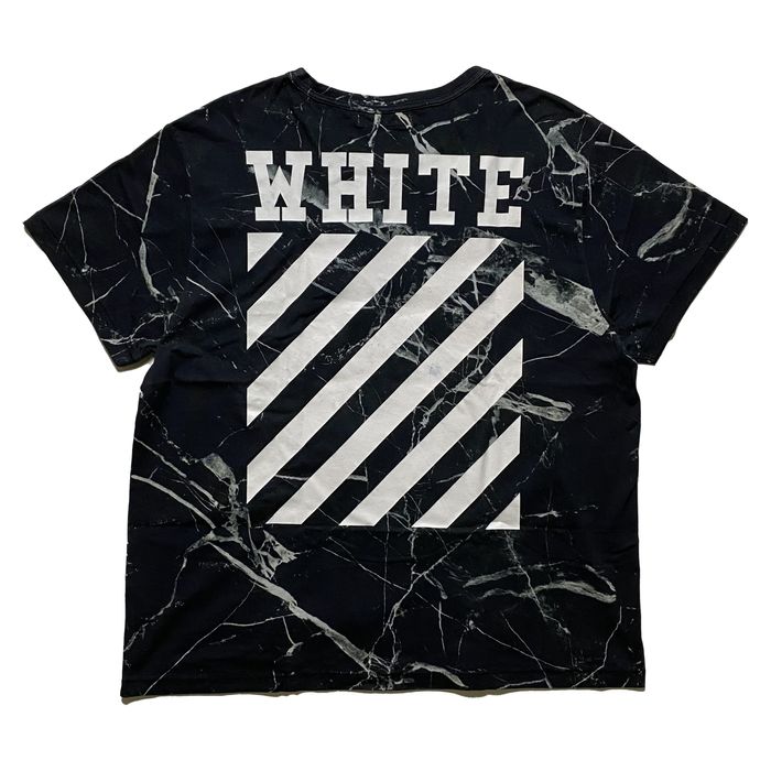 Off-White Off White Caravaggio Marble T-shirt | Grailed