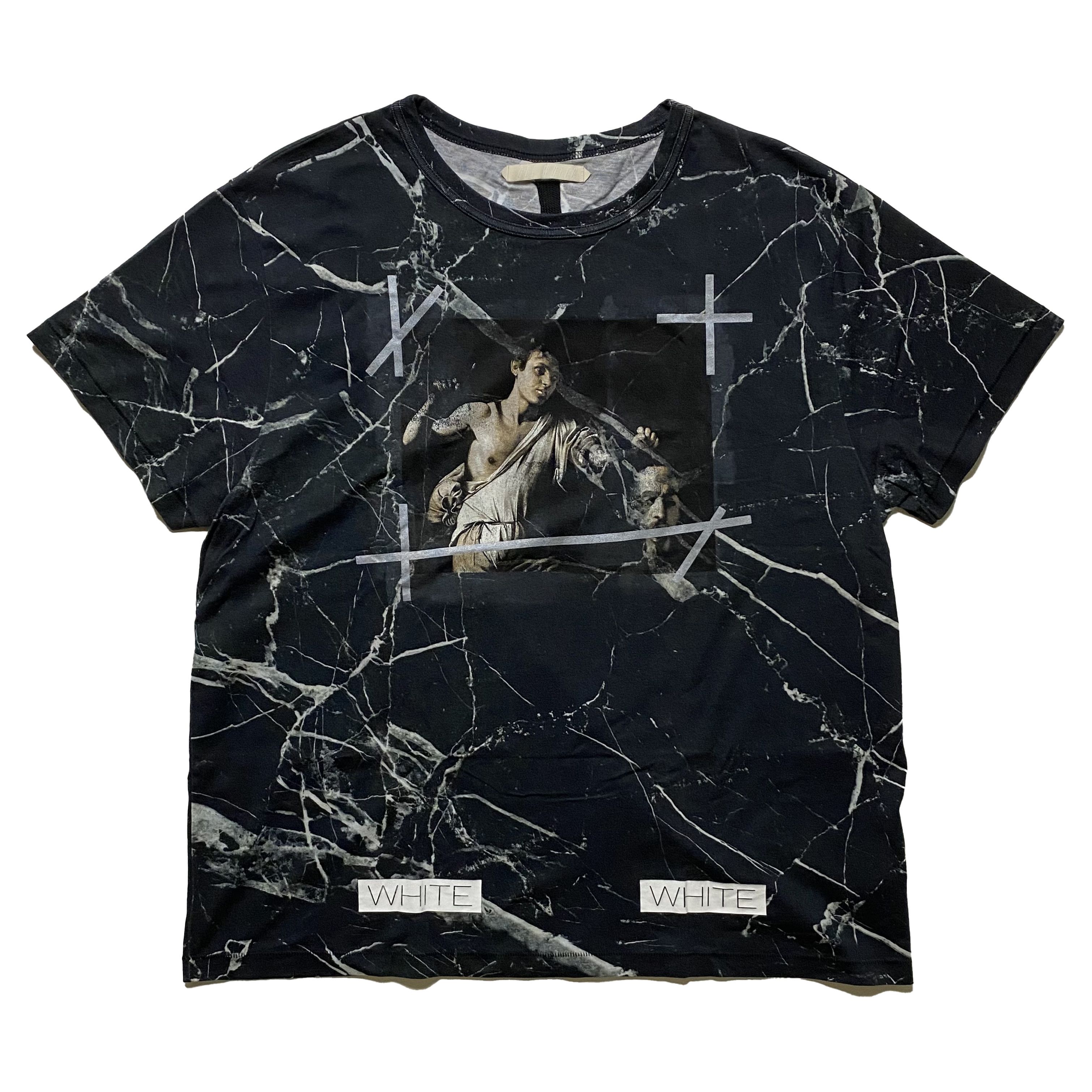 Off-White Off White Caravaggio Marble T-shirt Size US XL / EU 56 / 4 - 1 Thumbnail