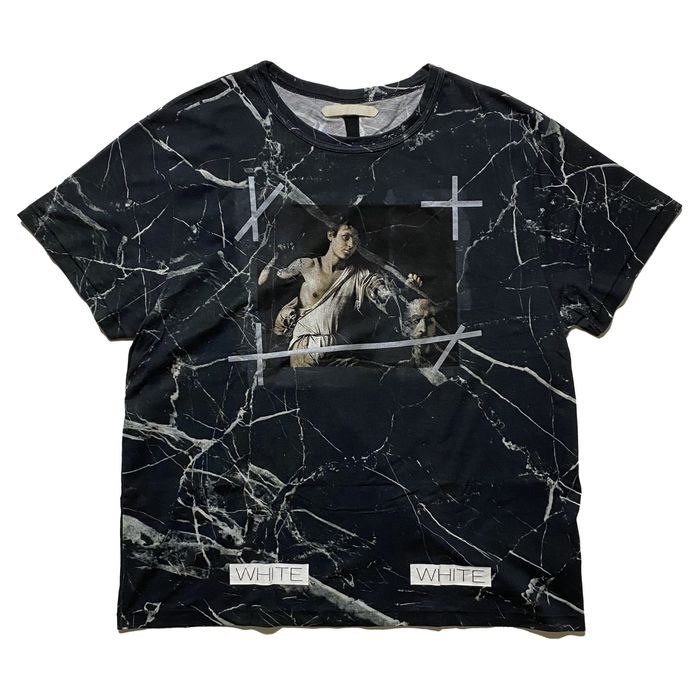 Off-White Off White Caravaggio Marble T-shirt | Grailed