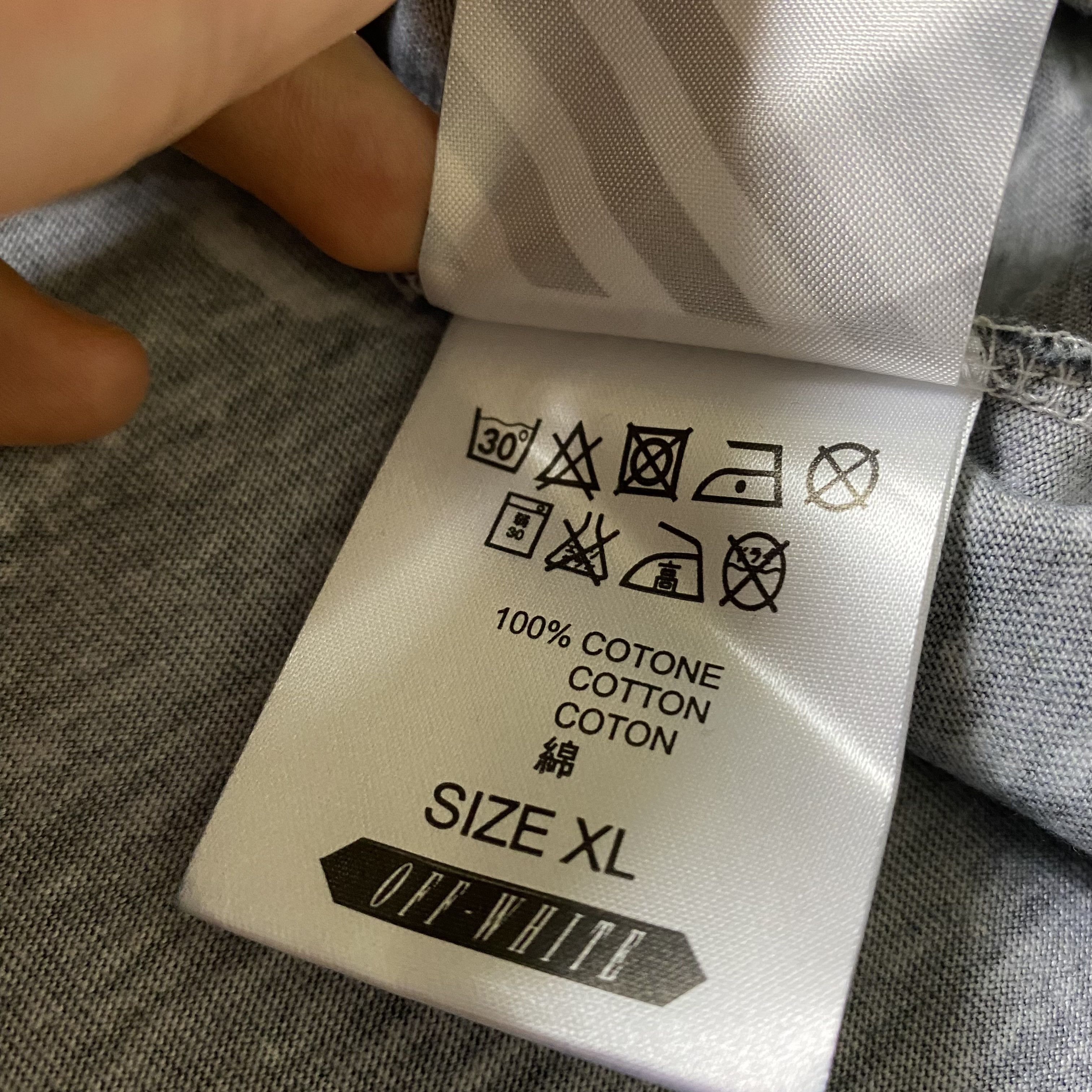 Off-White Off White Caravaggio Marble T-shirt Size US XL / EU 56 / 4 - 12 Thumbnail