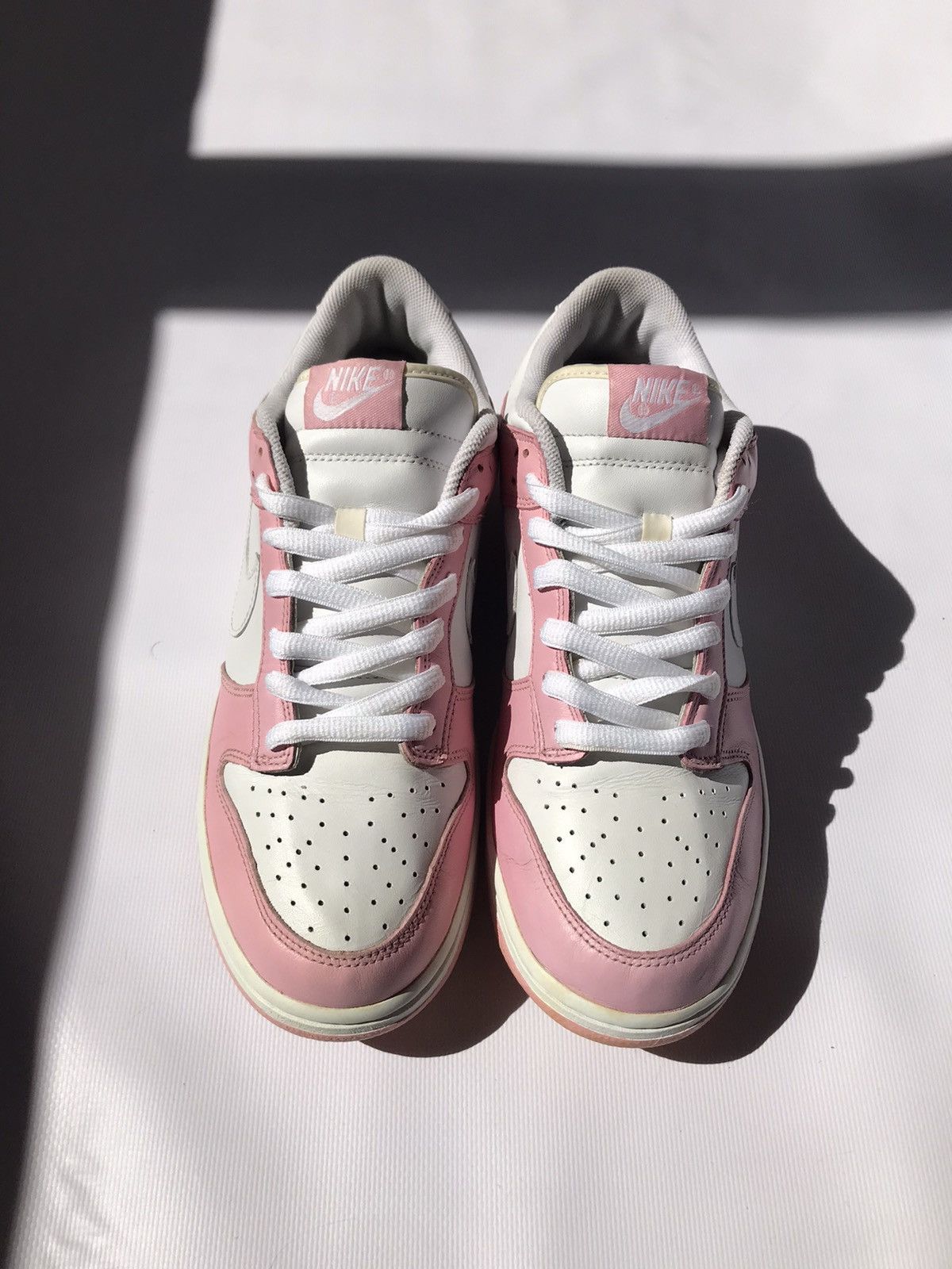 Nike × Vintage 2005 Nike Dunk Low Real Pink White-Pink Size US 10 / EU 43 - 7 Thumbnail