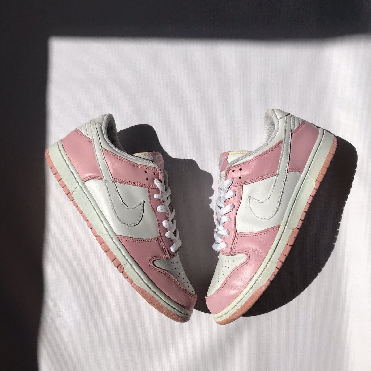 Nike × Vintage 2005 Nike Dunk Low Real Pink White-Pink Size US 10 / EU 43 - 9 Thumbnail