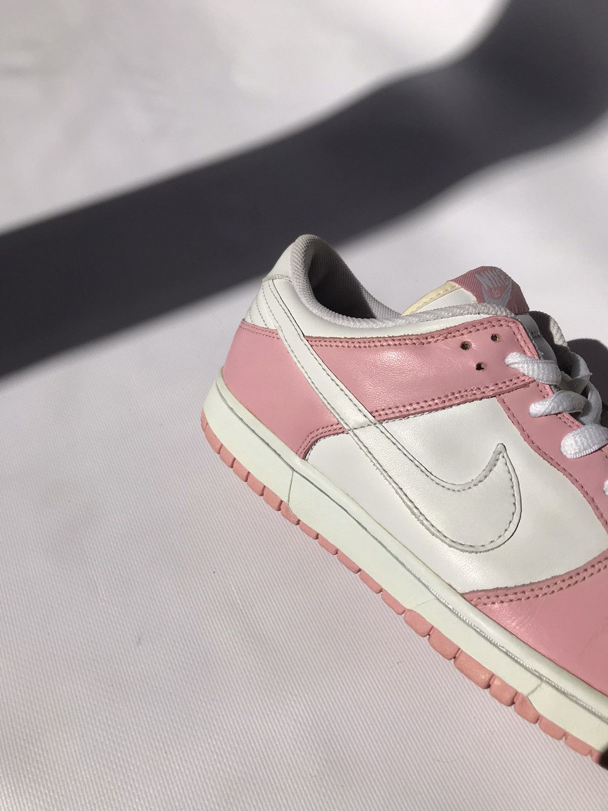 Nike × Vintage 2005 Nike Dunk Low Real Pink White-Pink Size US 10 / EU 43 - 10 Thumbnail