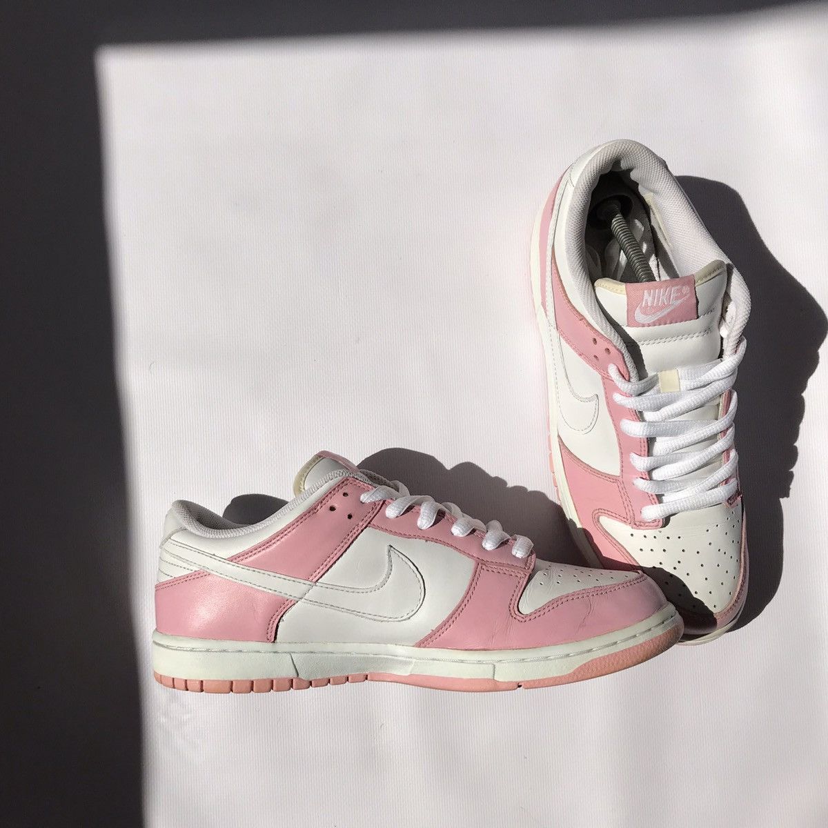 Nike × Vintage 2005 Nike Dunk Low Real Pink White-Pink Size US 10 / EU 43 - 6 Thumbnail