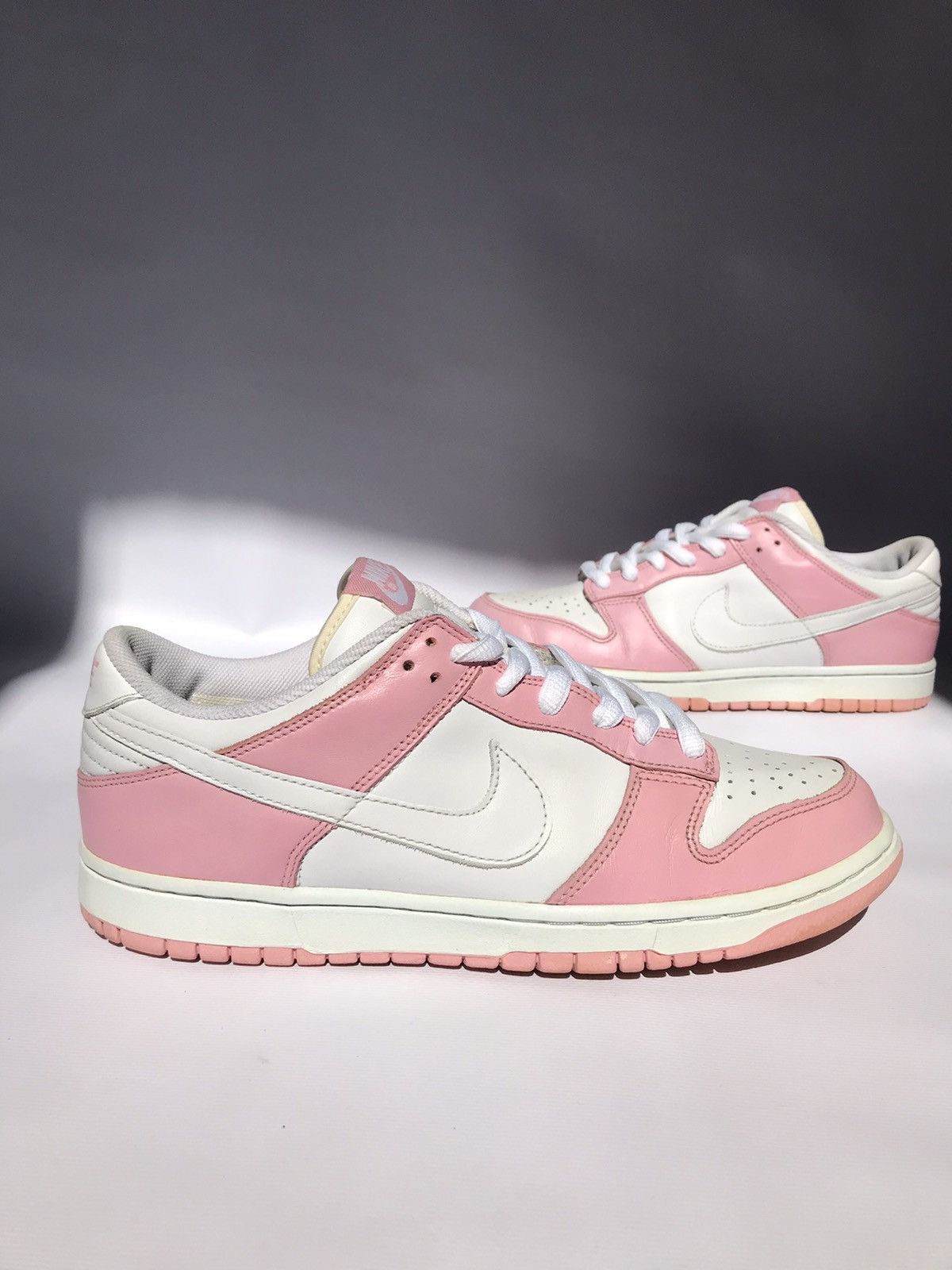 Nike × Vintage 2005 Nike Dunk Low Real Pink White-Pink Size US 10 / EU 43 - 3 Thumbnail