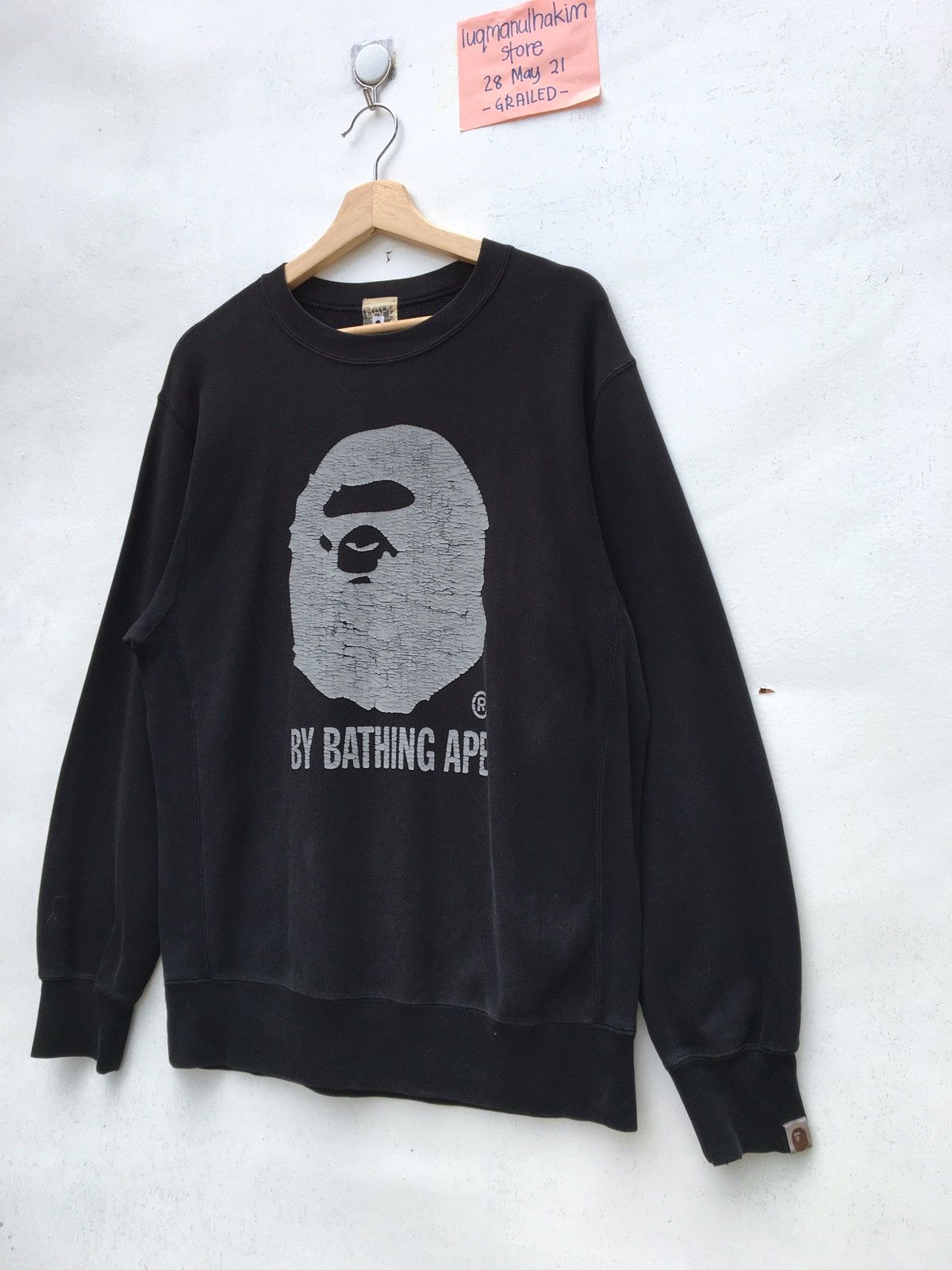 Bape Rare BAPE By Bathing Ape Big Logo Sweatshirt Size US M / EU 48-50 / 2 - 3 Thumbnail