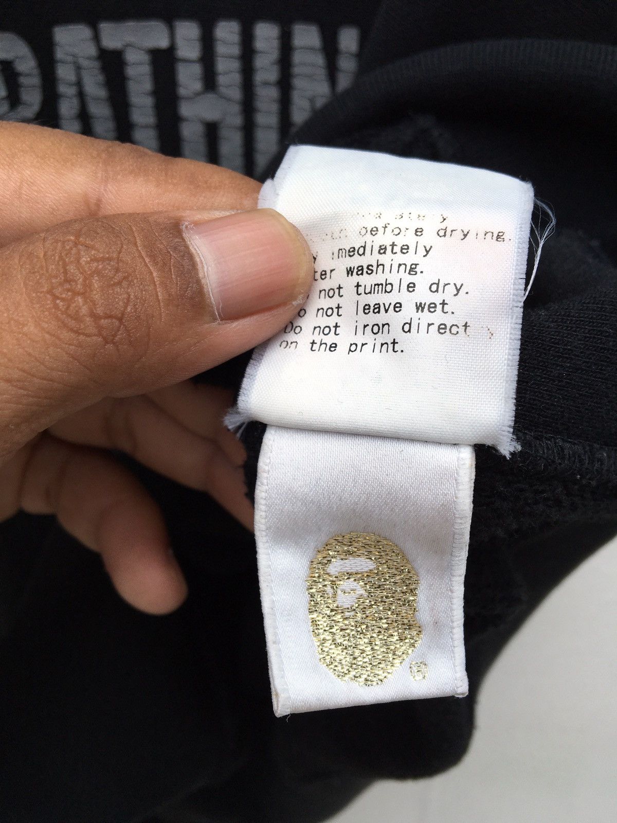 Bape Rare BAPE By Bathing Ape Big Logo Sweatshirt Size US M / EU 48-50 / 2 - 15 Thumbnail