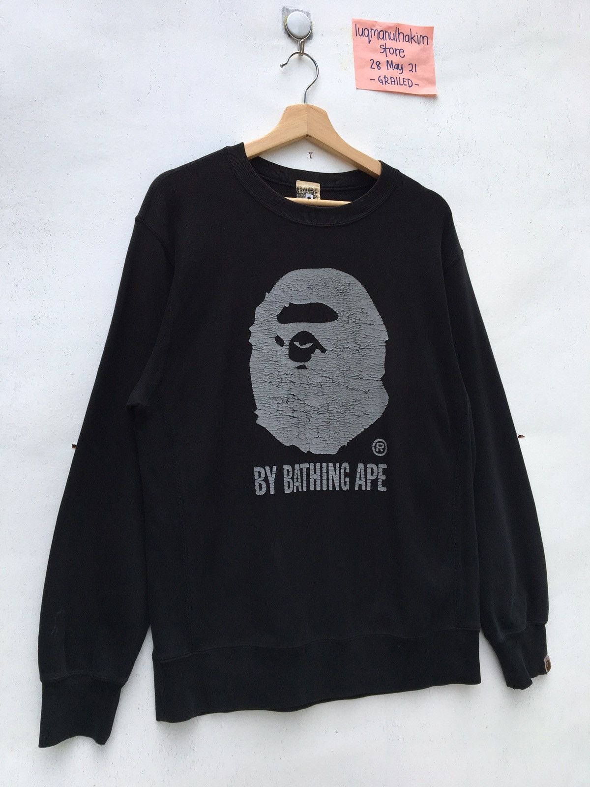Bape Rare BAPE By Bathing Ape Big Logo Sweatshirt Size US M / EU 48-50 / 2 - 2 Thumbnail