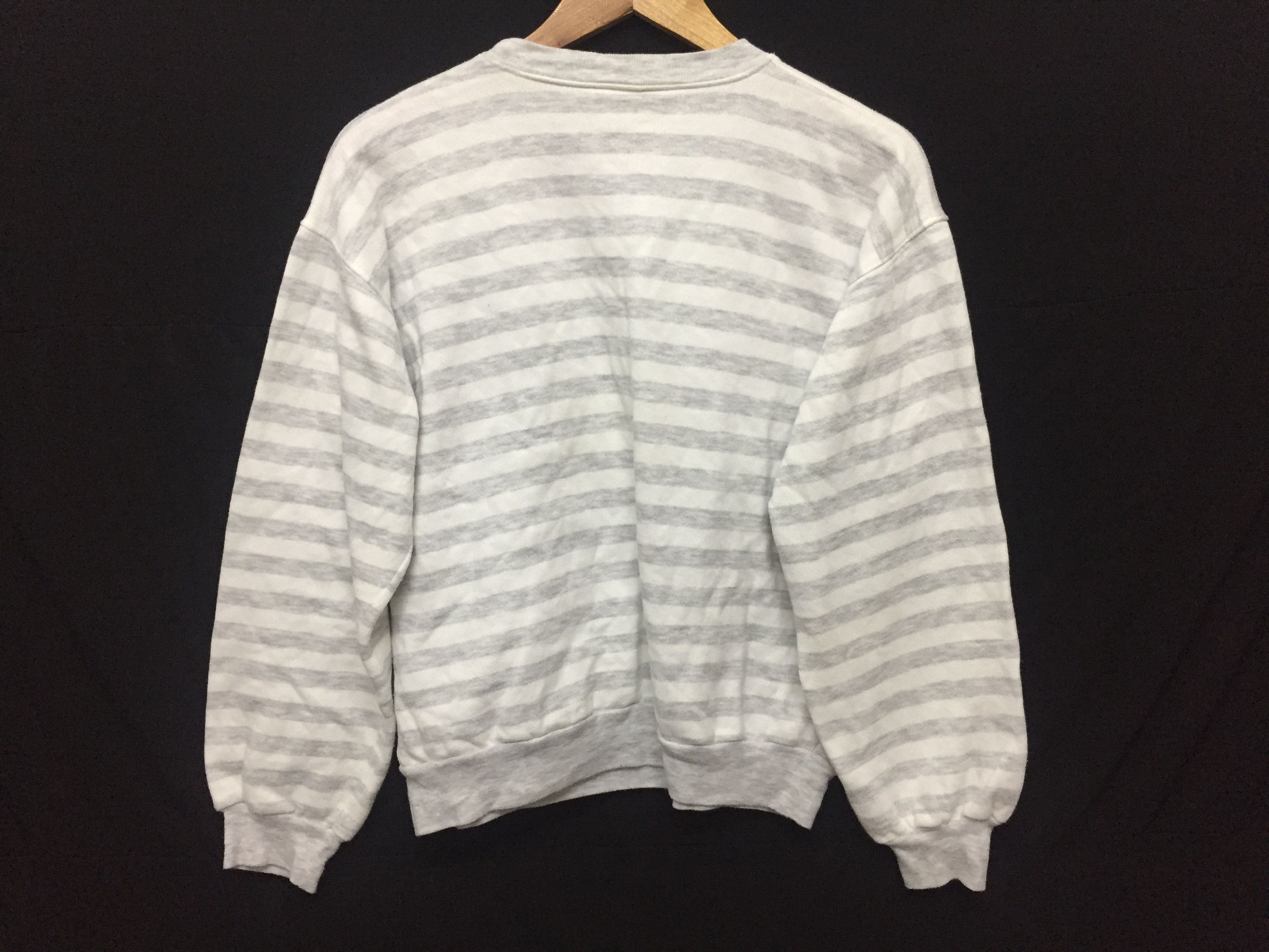 Vintage 1990s Donald Duck Mad Face Stripe sweatshirt Size US XS / EU 42 / 0 - 7 Thumbnail