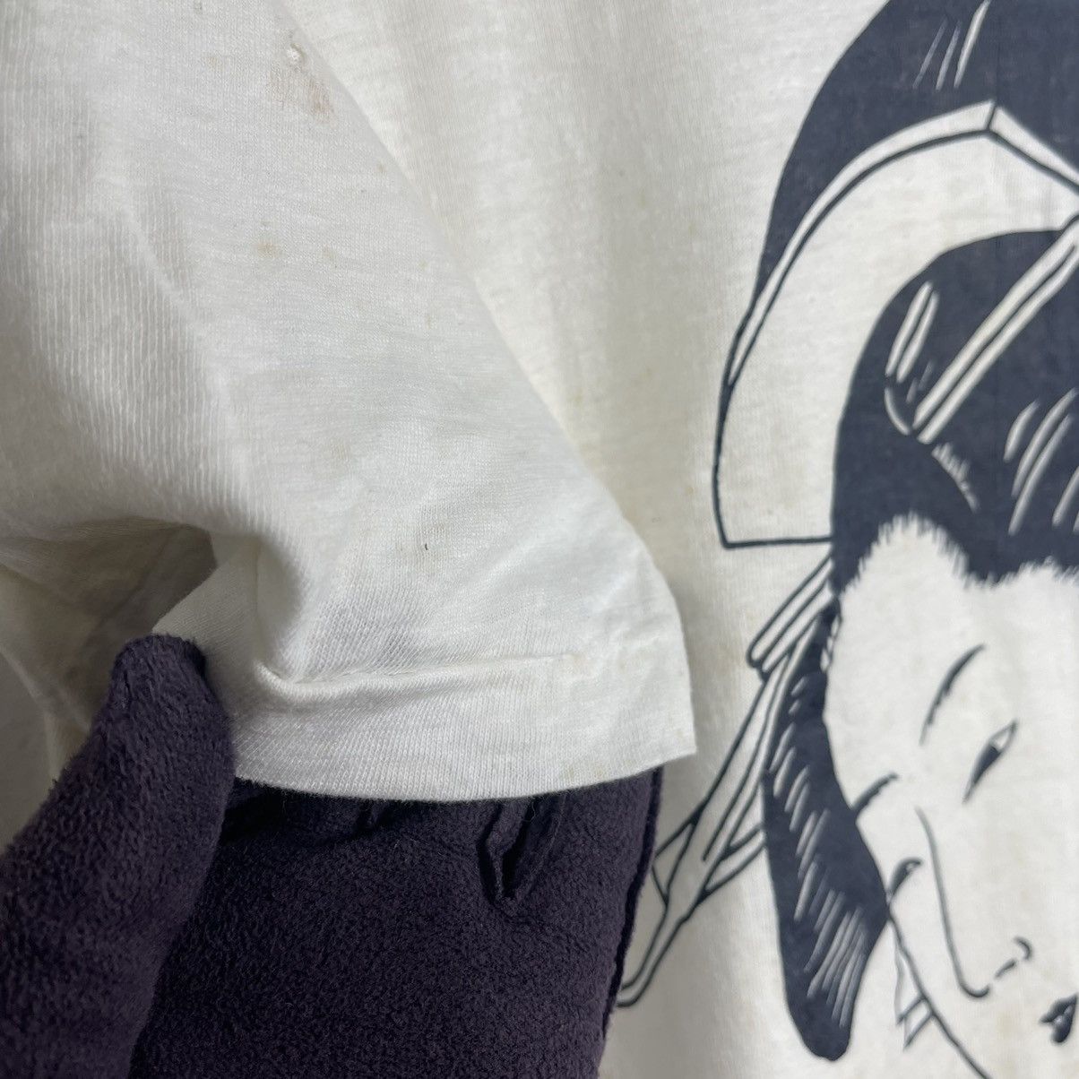 If Six Was Nine Vintage shikoku 80s-90s geisha print tee Size US M / EU 48-50 / 2 - 4 Thumbnail