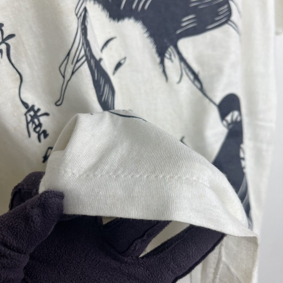 If Six Was Nine Vintage shikoku 80s-90s geisha print tee Size US M / EU 48-50 / 2 - 6 Thumbnail