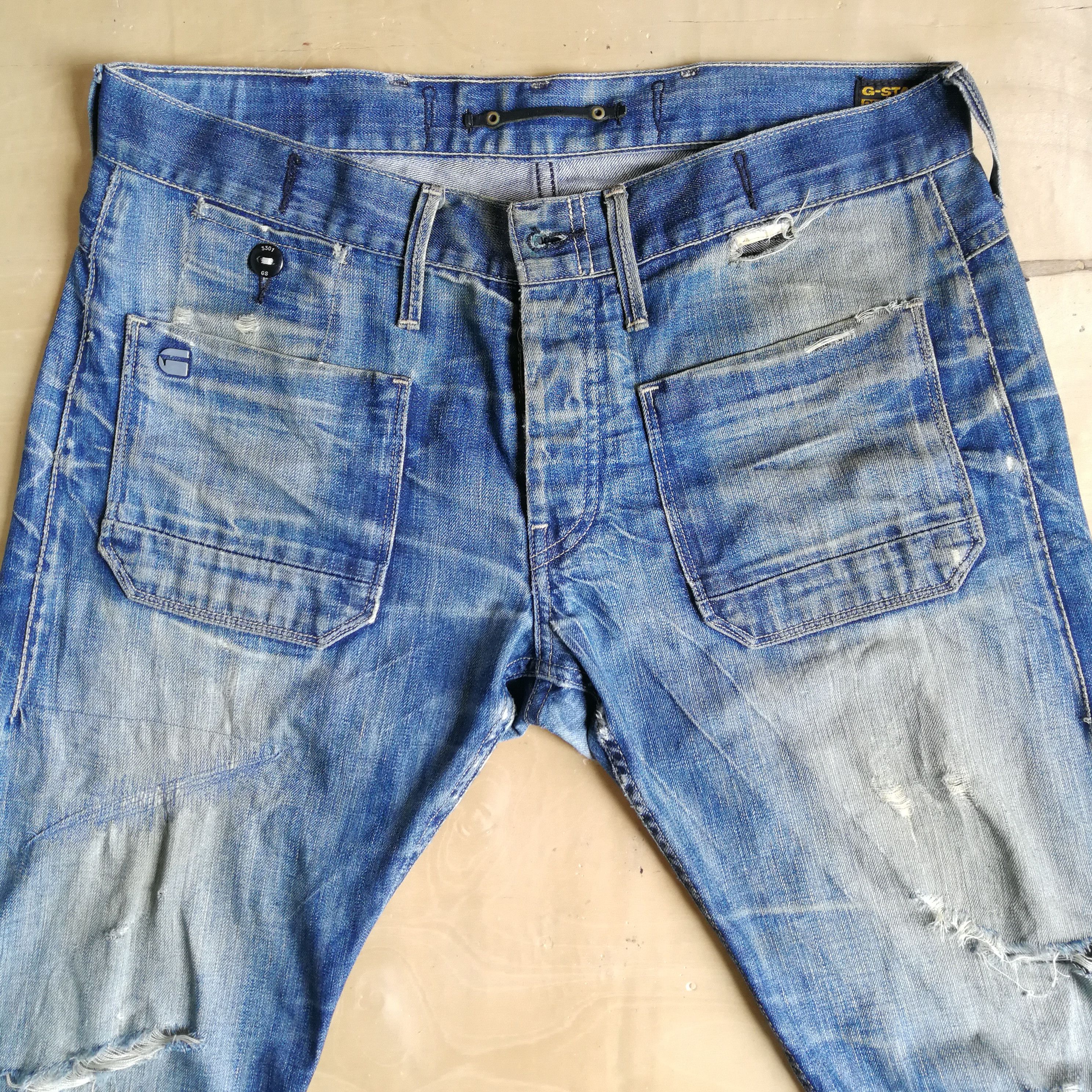 G-Star G-Star Raw Denim Jeans Nice Design Size 36 Size US 36 / EU 52 - 3 Thumbnail