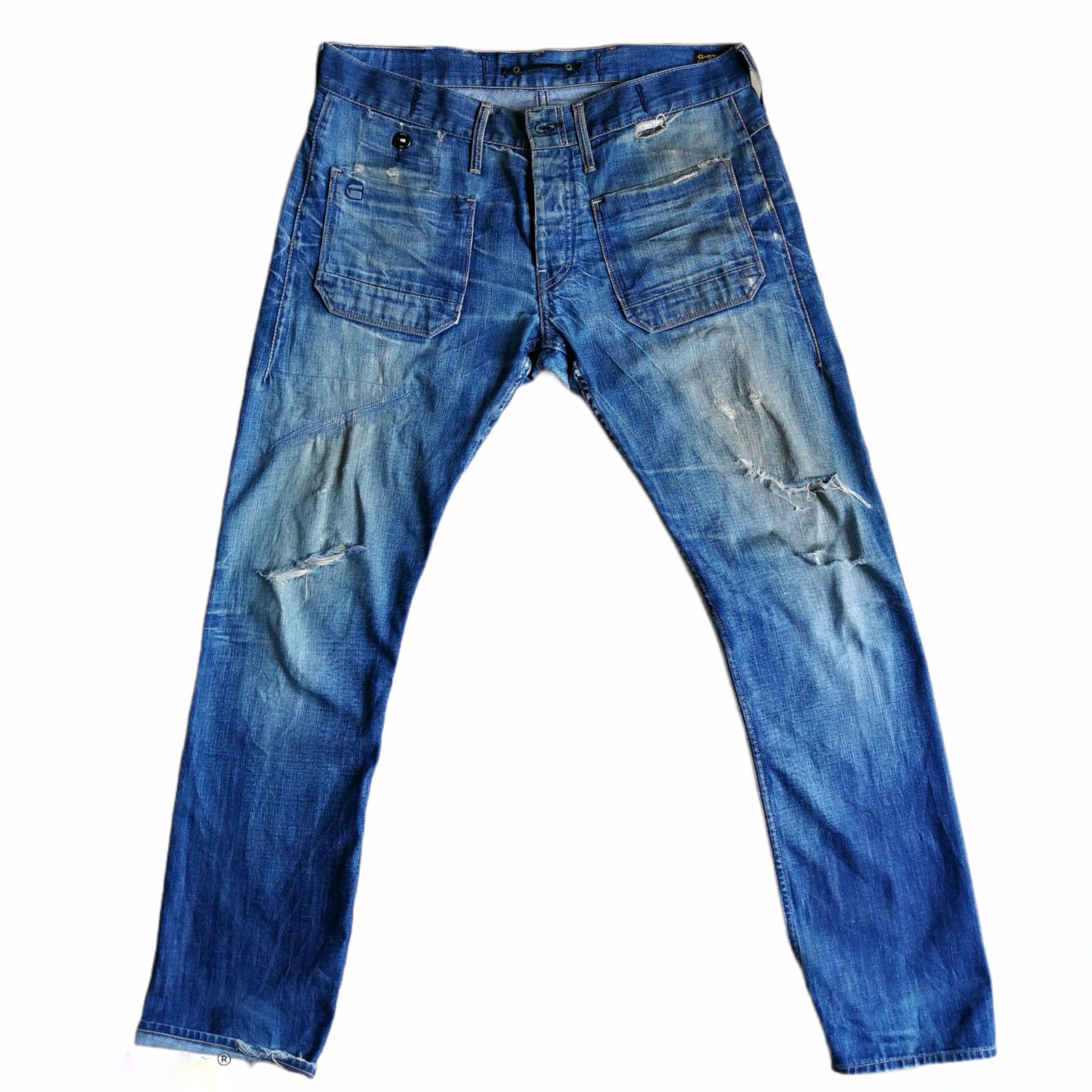 G-Star G-Star Raw Denim Jeans Nice Design Size 36 Size US 36 / EU 52 - 1 Thumbnail