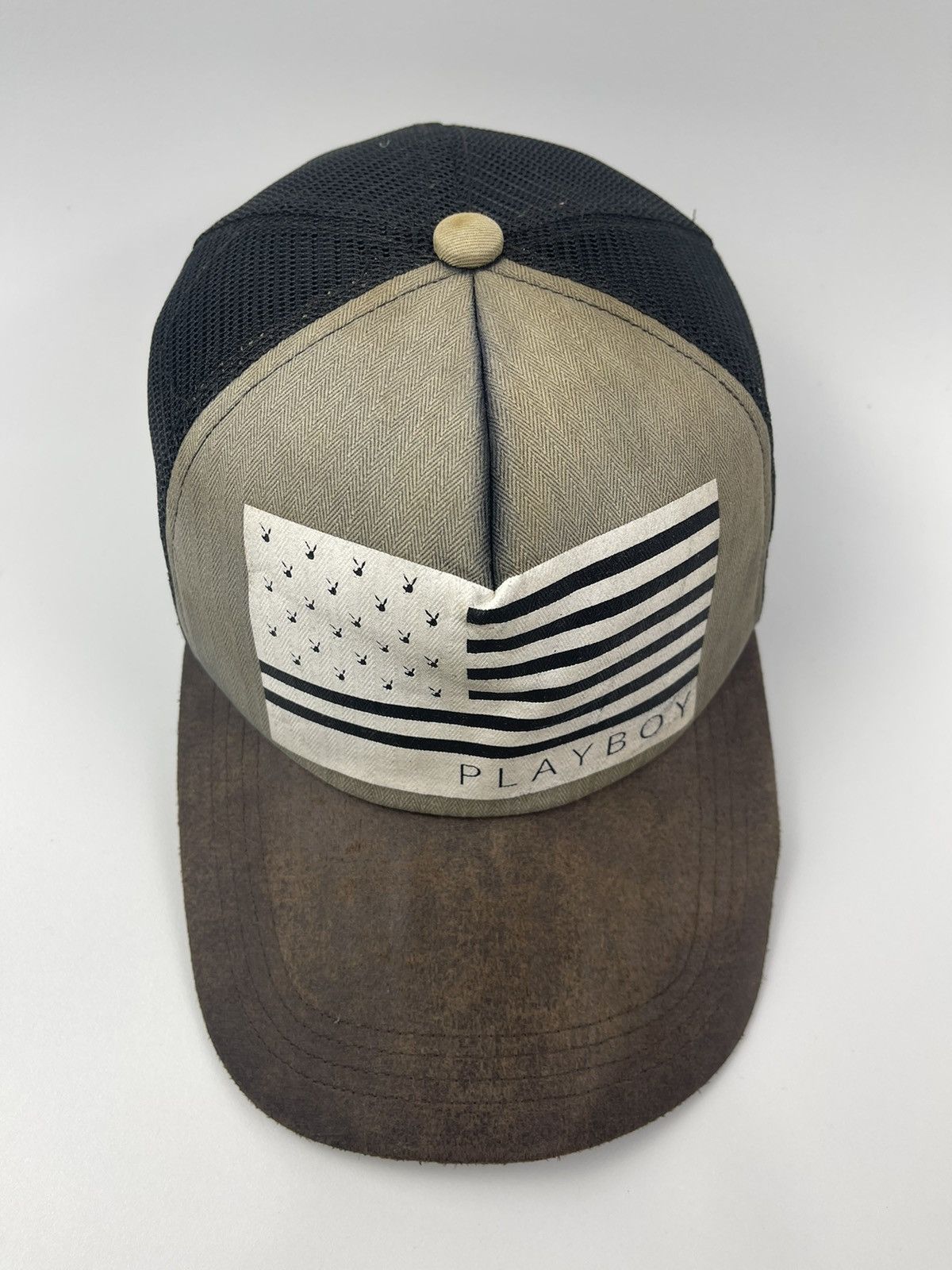 Japanese Brand Flag Playboy Hat Size ONE SIZE - 7 Thumbnail