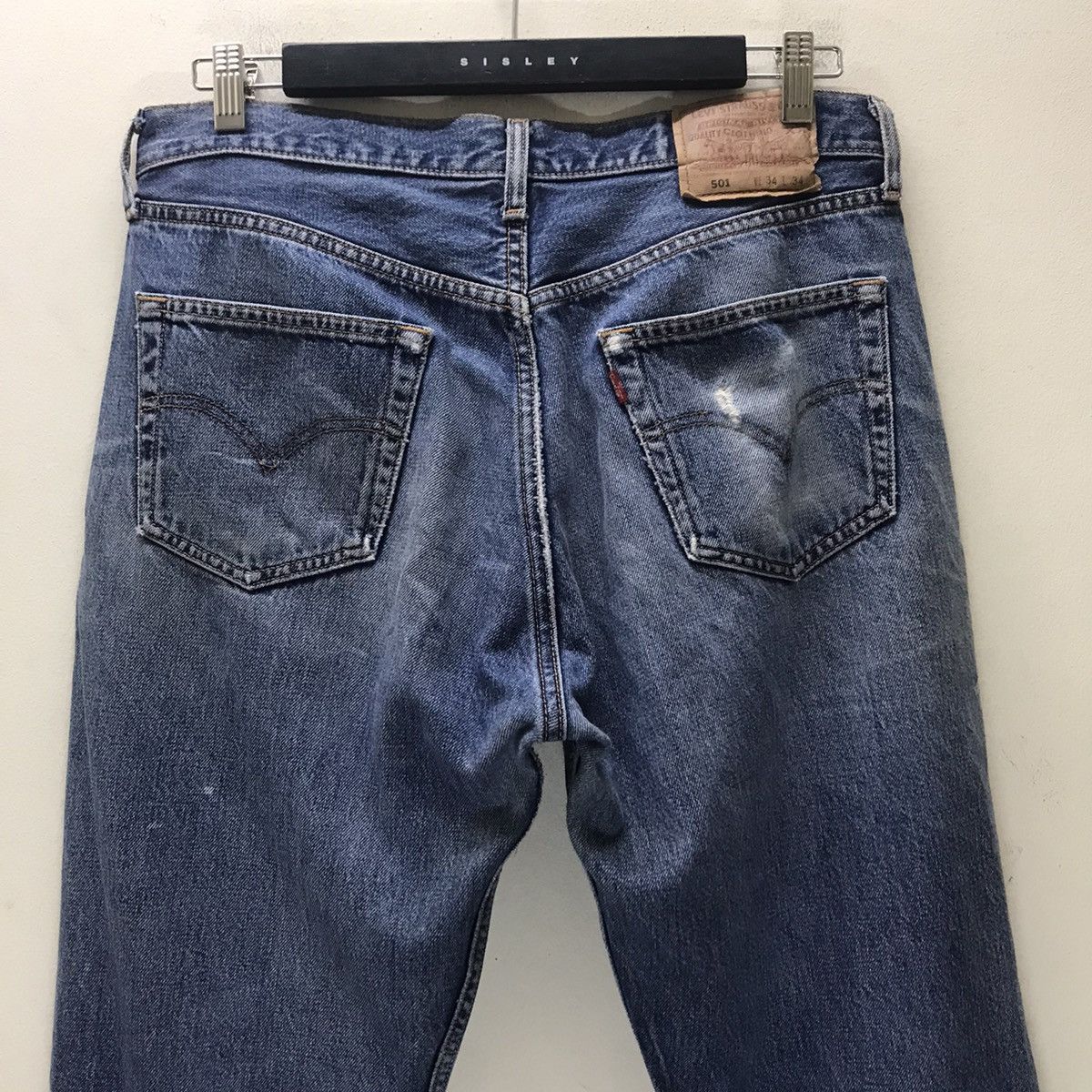 Levi's Vintage Levis 501 Grunge Denim Jeans Size US 34 / EU 50 - 11 Thumbnail
