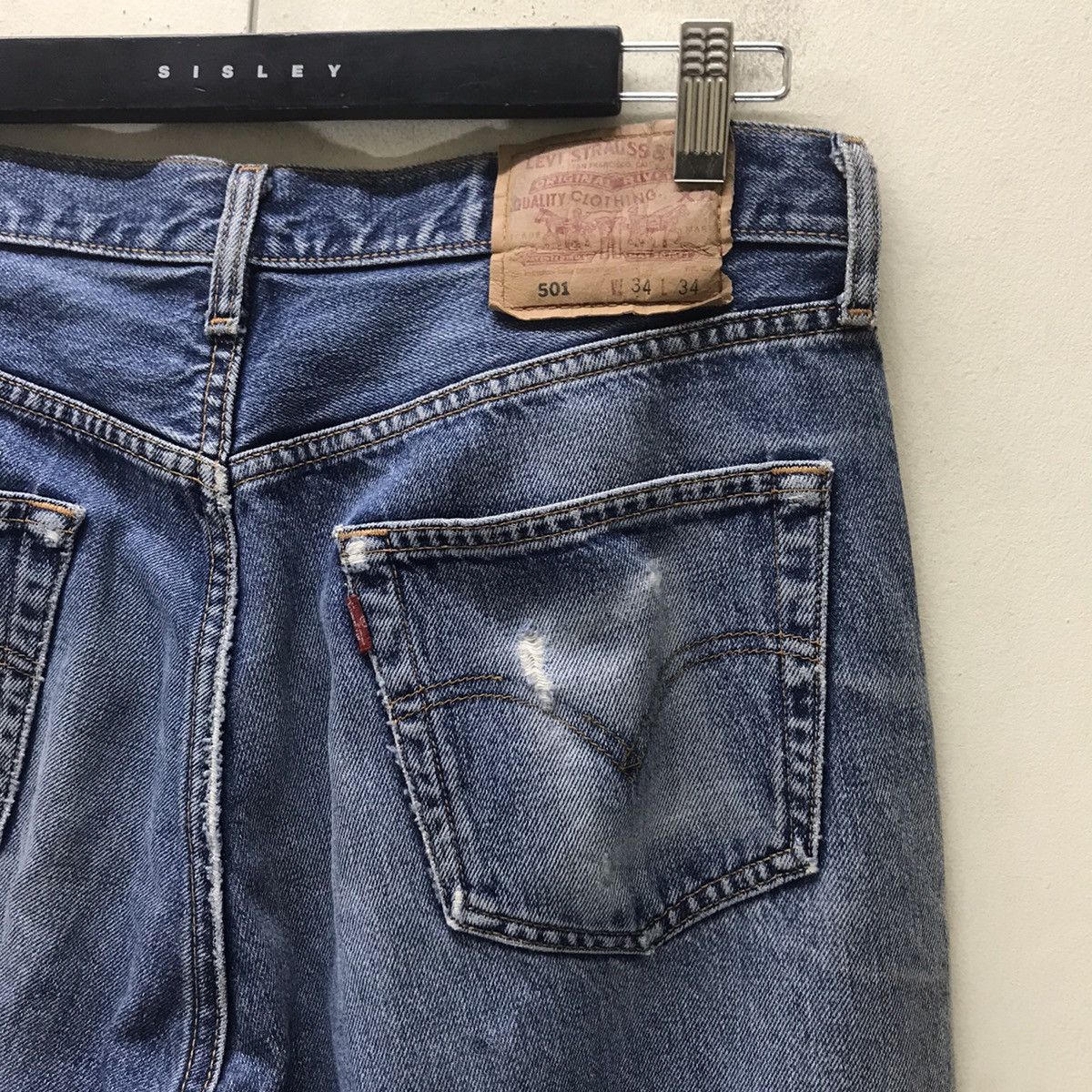 Levi's Vintage Levis 501 Grunge Denim Jeans Size US 34 / EU 50 - 13 Thumbnail