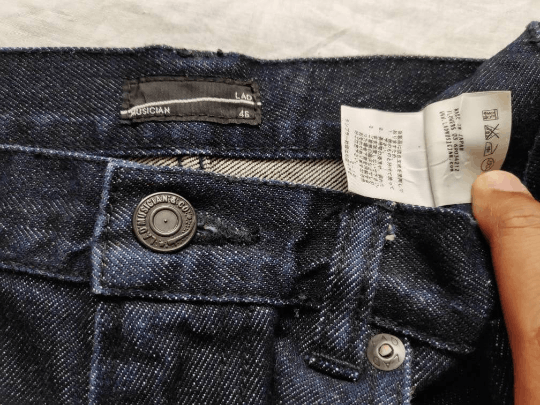 Lad Musician Lad Musician Zipper Hem Skinny Denim Jeans Size US 33 - 6 Thumbnail