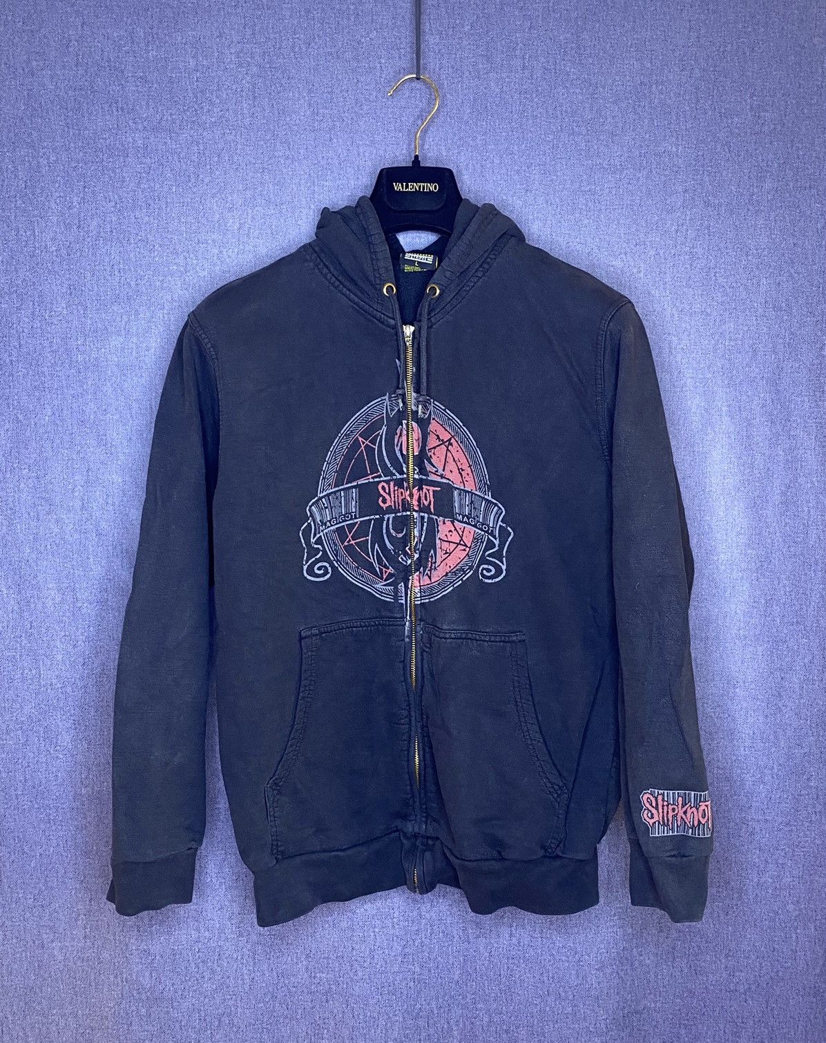 Band Tees × Slipknot × Vintage Vintage 2004 Slipknot maggot full zip hoodie Size US L / EU 52-54 / 3 - 1 Thumbnail