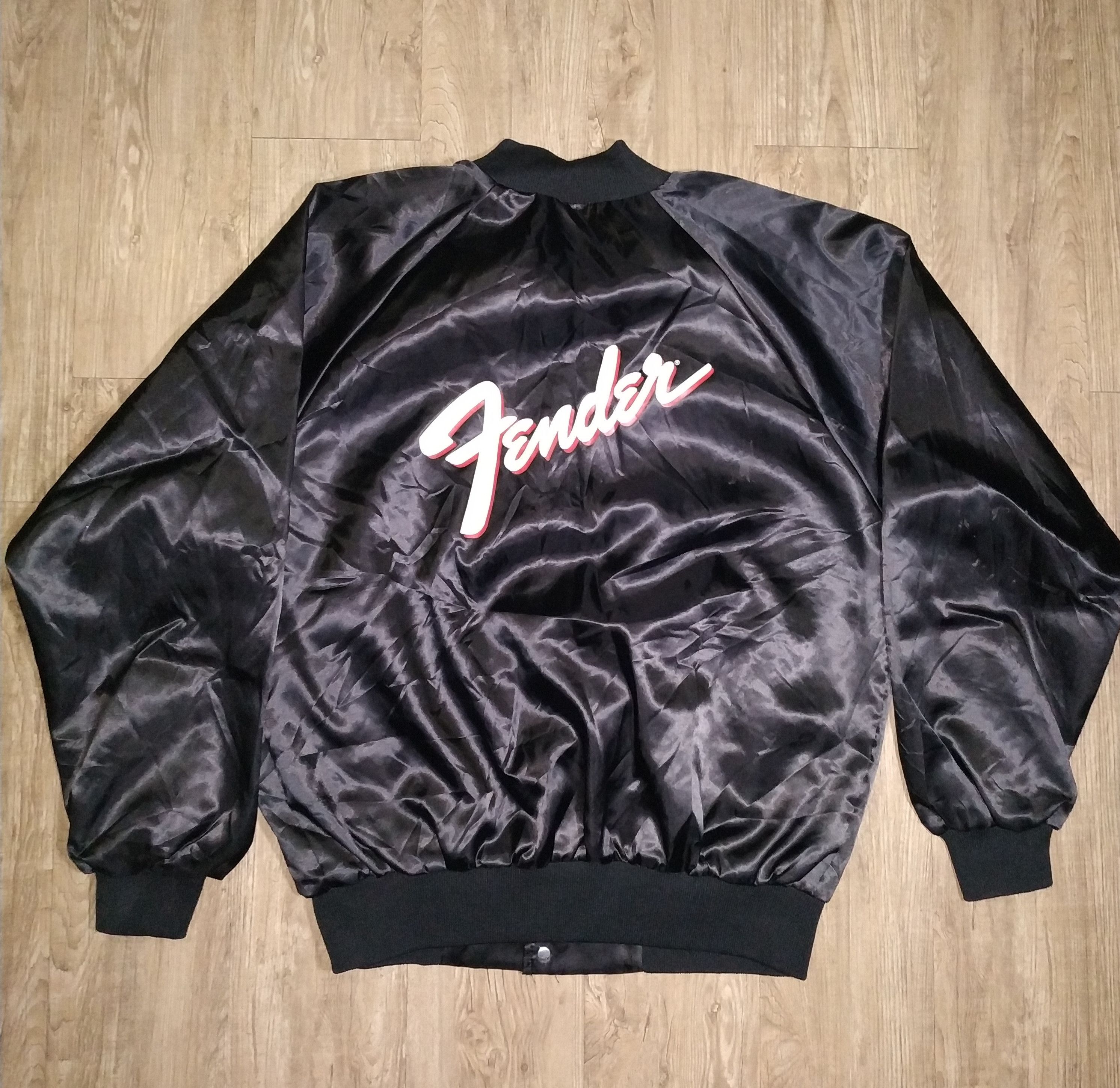Vintage VTg fender satin Varsity jacket. Grailed