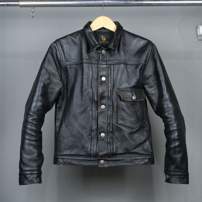 Fine Creek Fine creek Leather Jacket Horsehide type I made in Japan