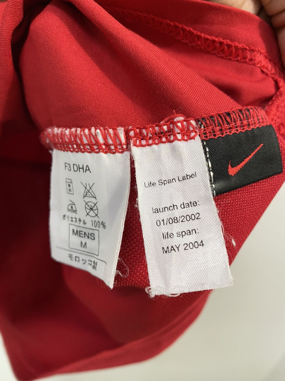 Nike × Vintage Vintage Nike Manchester United Jersey Vodafone Design Size US M / EU 48-50 / 2 - 7 Thumbnail
